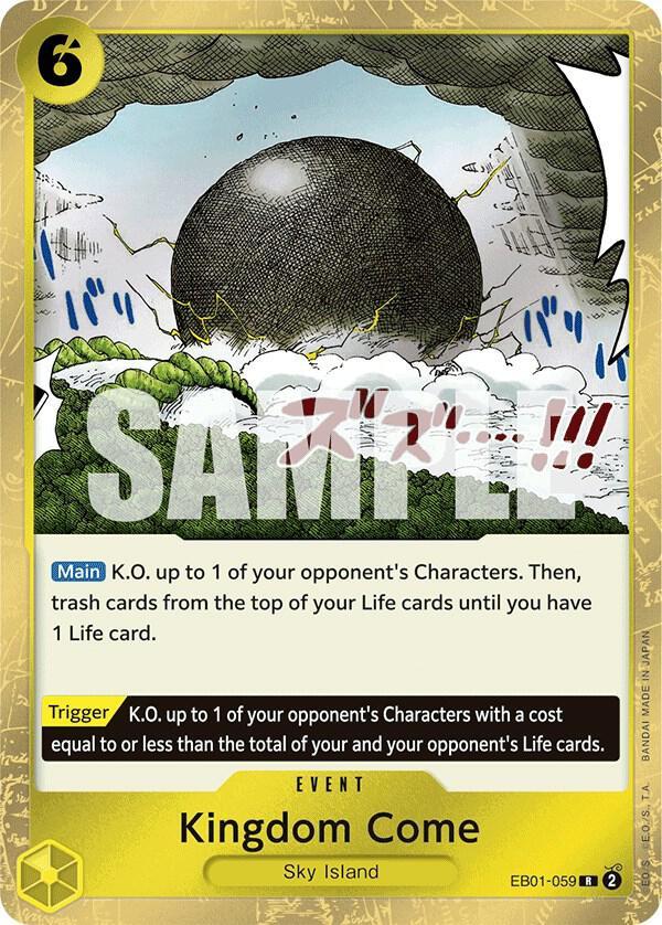 Kingdom Come — Extra Booster: Memorial Collection — One Piece Card Game