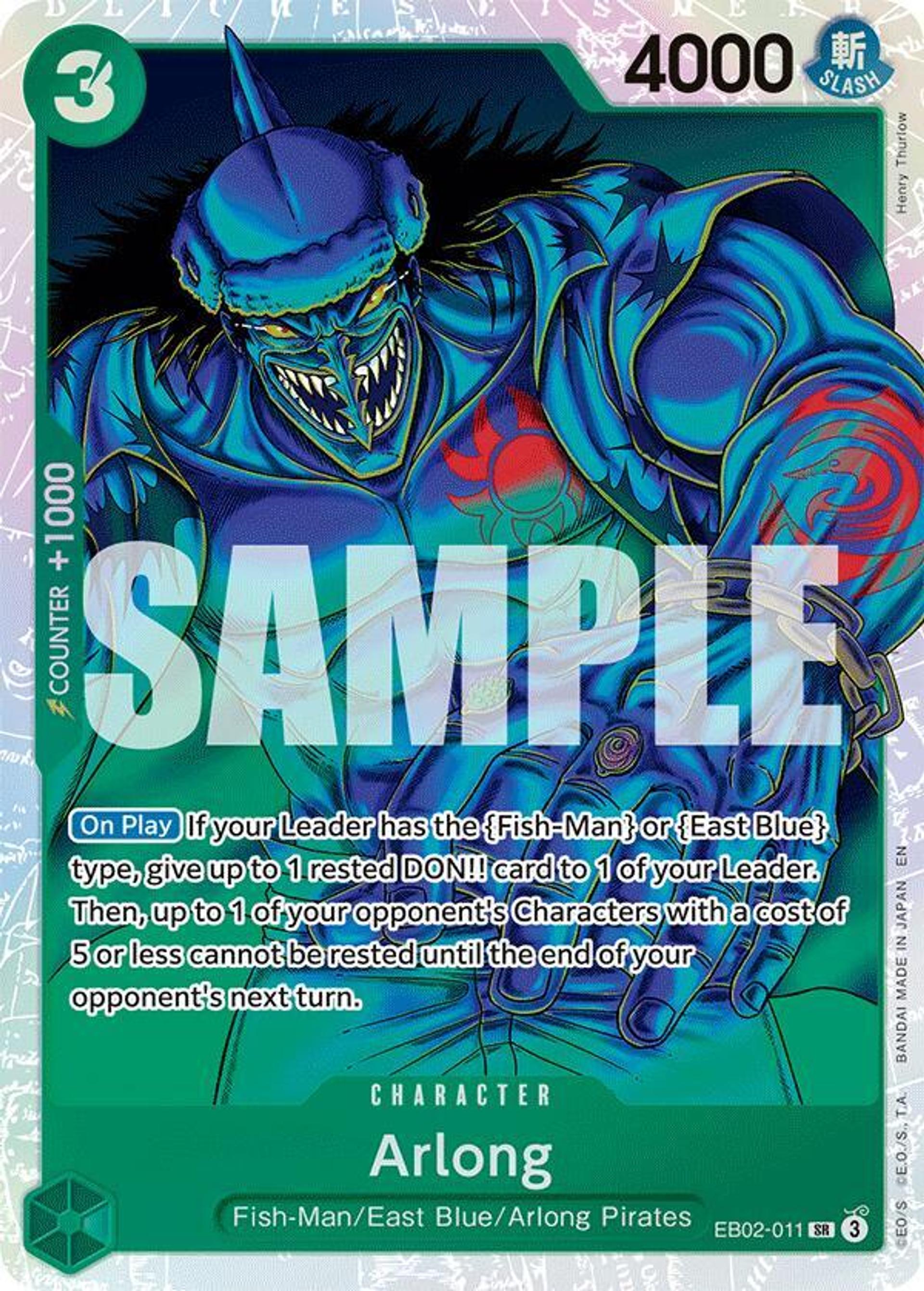 Arlong (EB02-011) — Extra Booster: Anime 25th Collection — One Piece Card Game