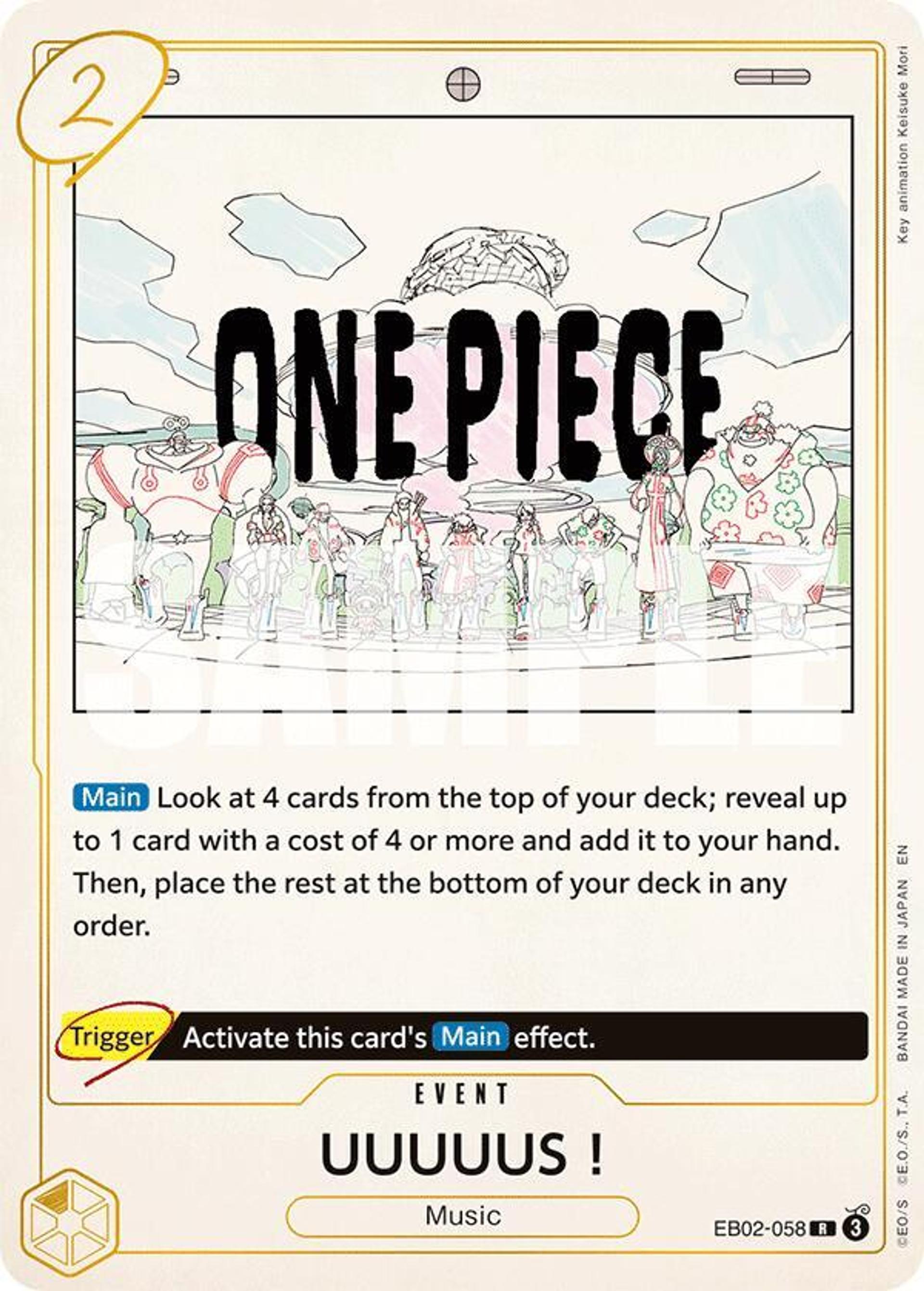 UUUUUS! — Extra Booster: Anime 25th Collection — One Piece Card Game