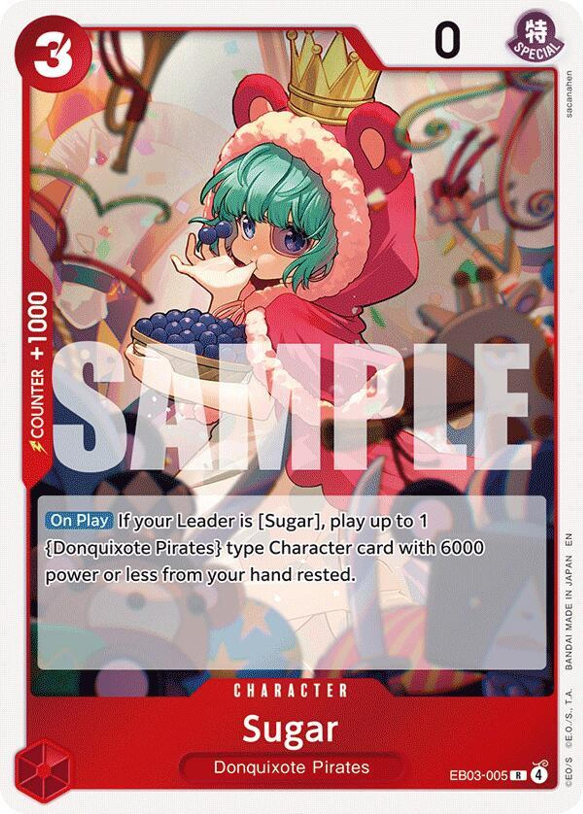 Sugar — Extra Booster: One Piece Heroines Edition — One Piece Card Game
