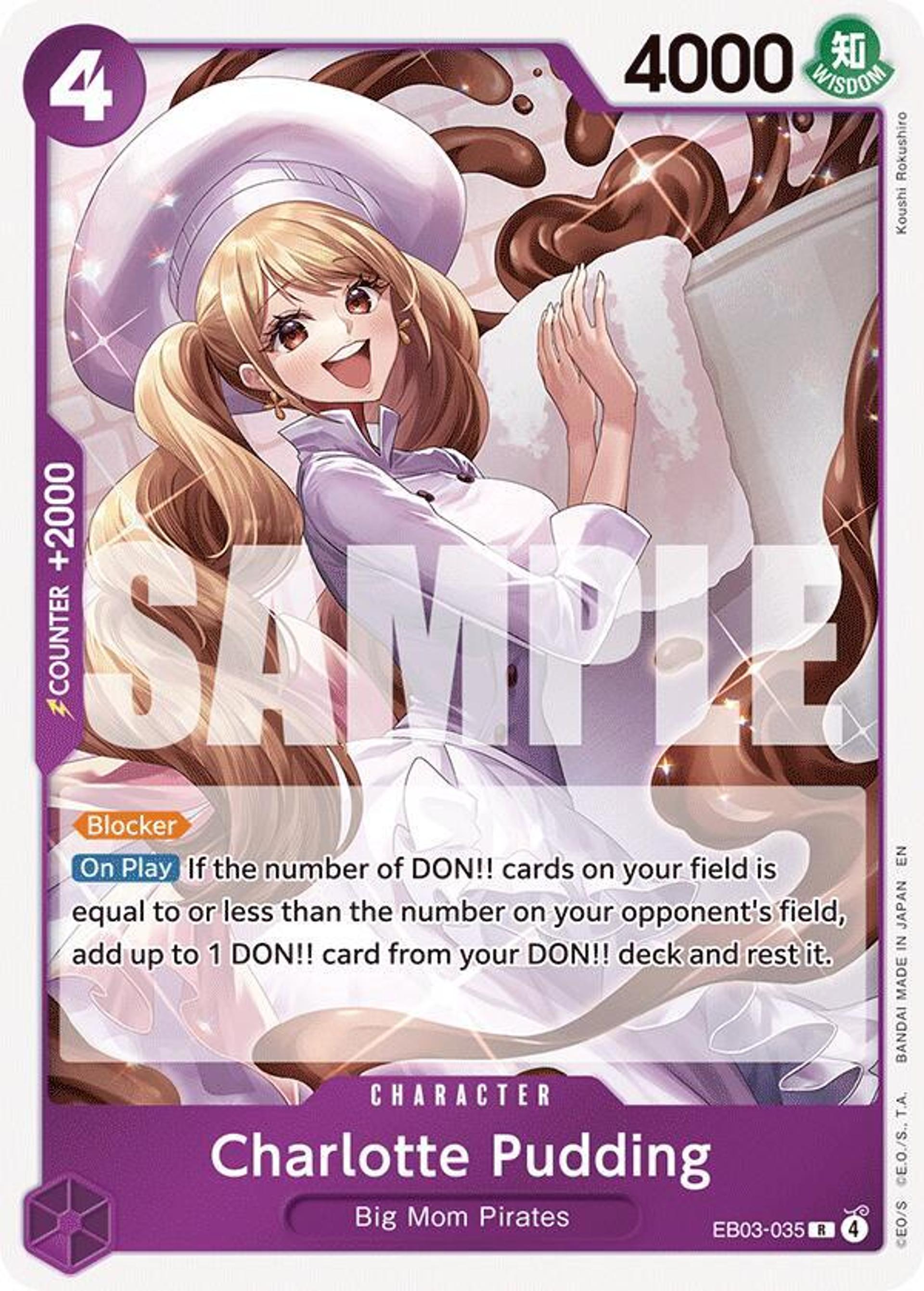 Charlotte Pudding (EB03-035) — Extra Booster: One Piece Heroines Edition — One Piece Card Game