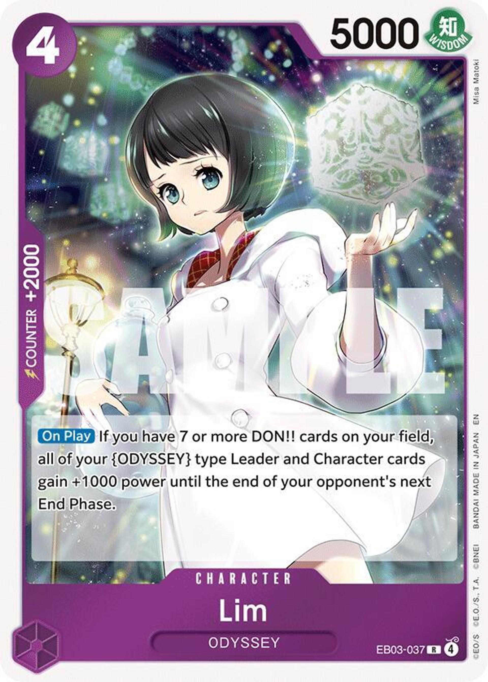 Lim (EB03-037) — Extra Booster: One Piece Heroines Edition — One Piece Card Game