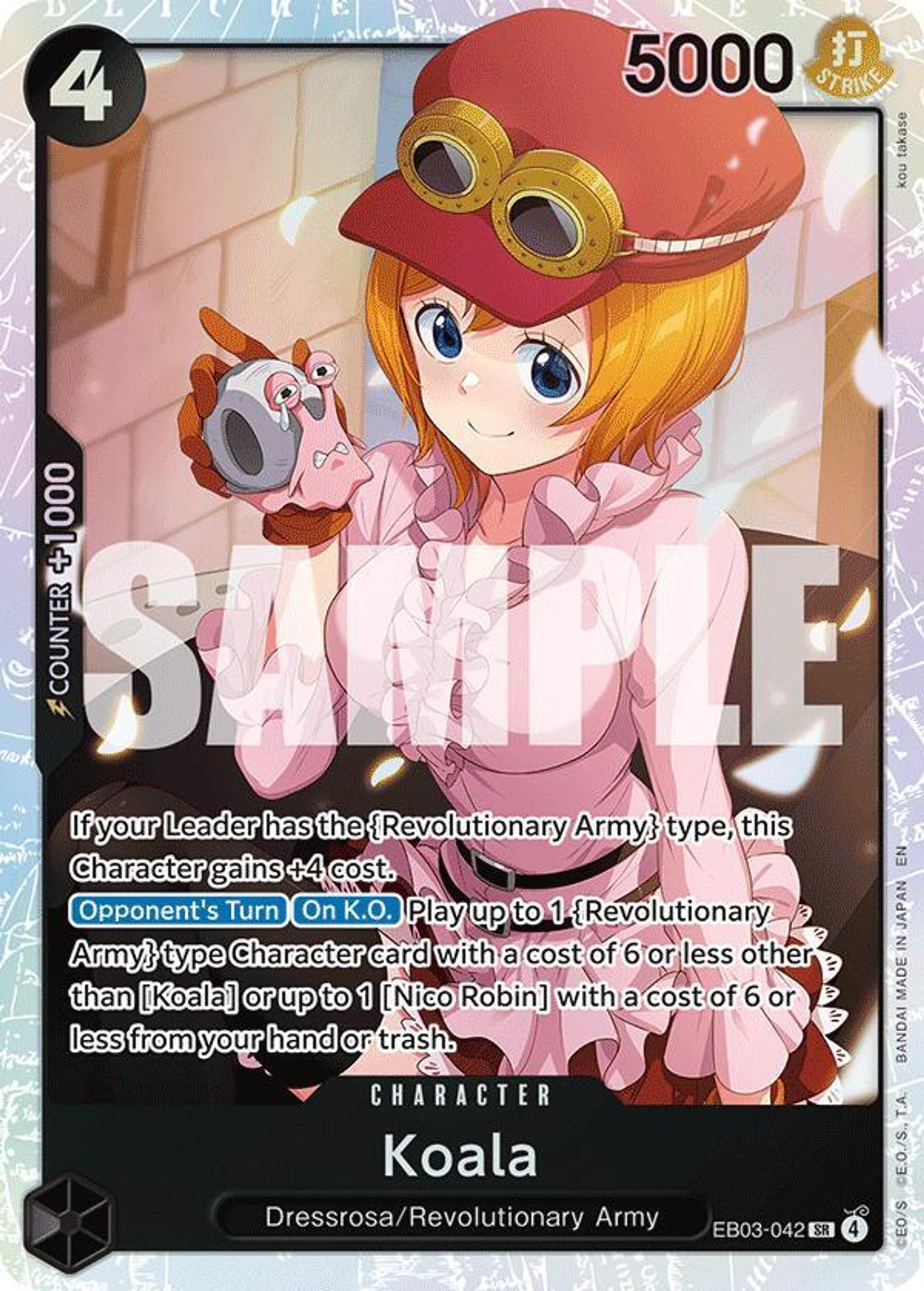 Koala (EB03-042) — Extra Booster: One Piece Heroines Edition — One Piece Card Game