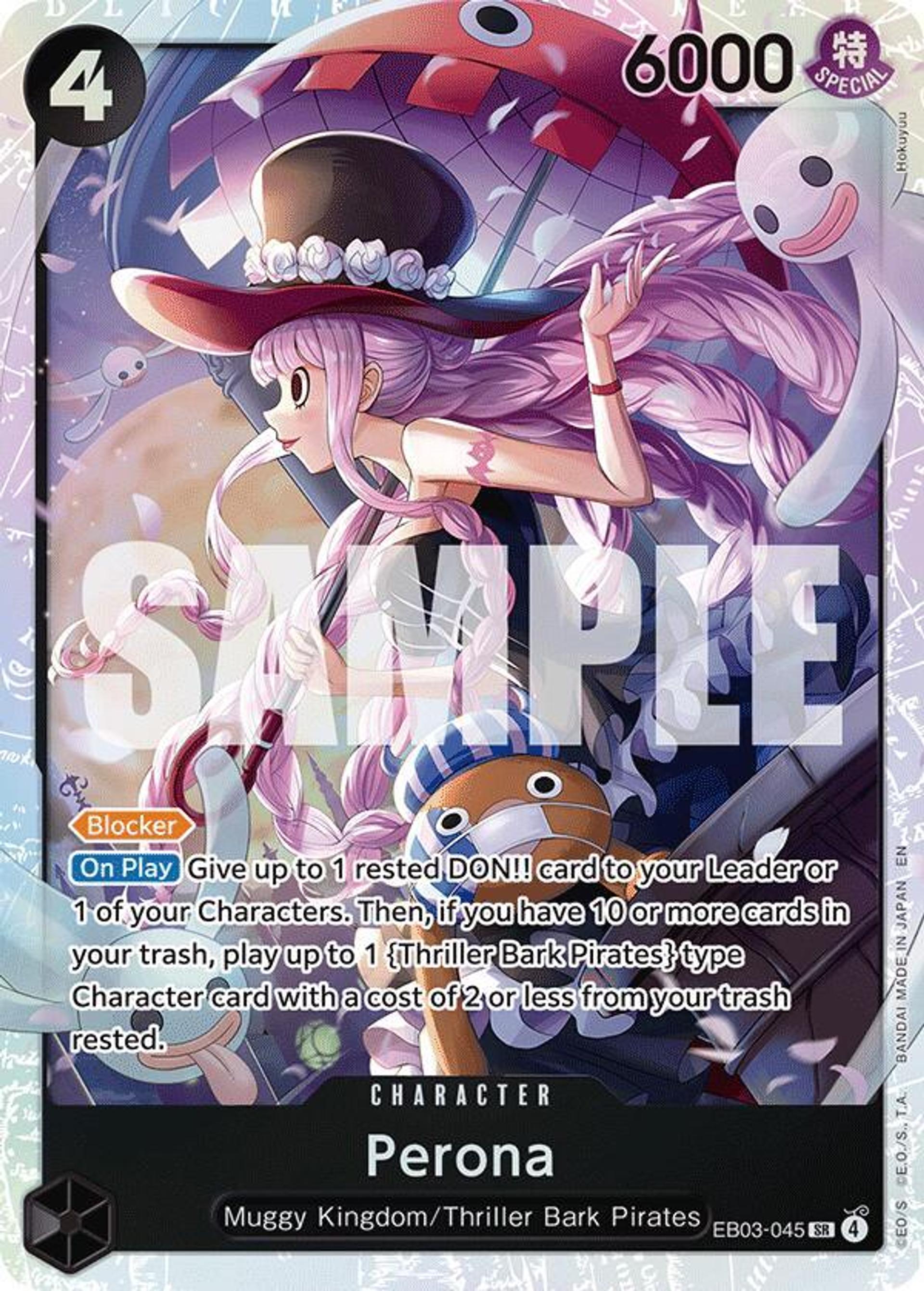 Perona (EB03-045) — Extra Booster: One Piece Heroines Edition — One Piece Card Game
