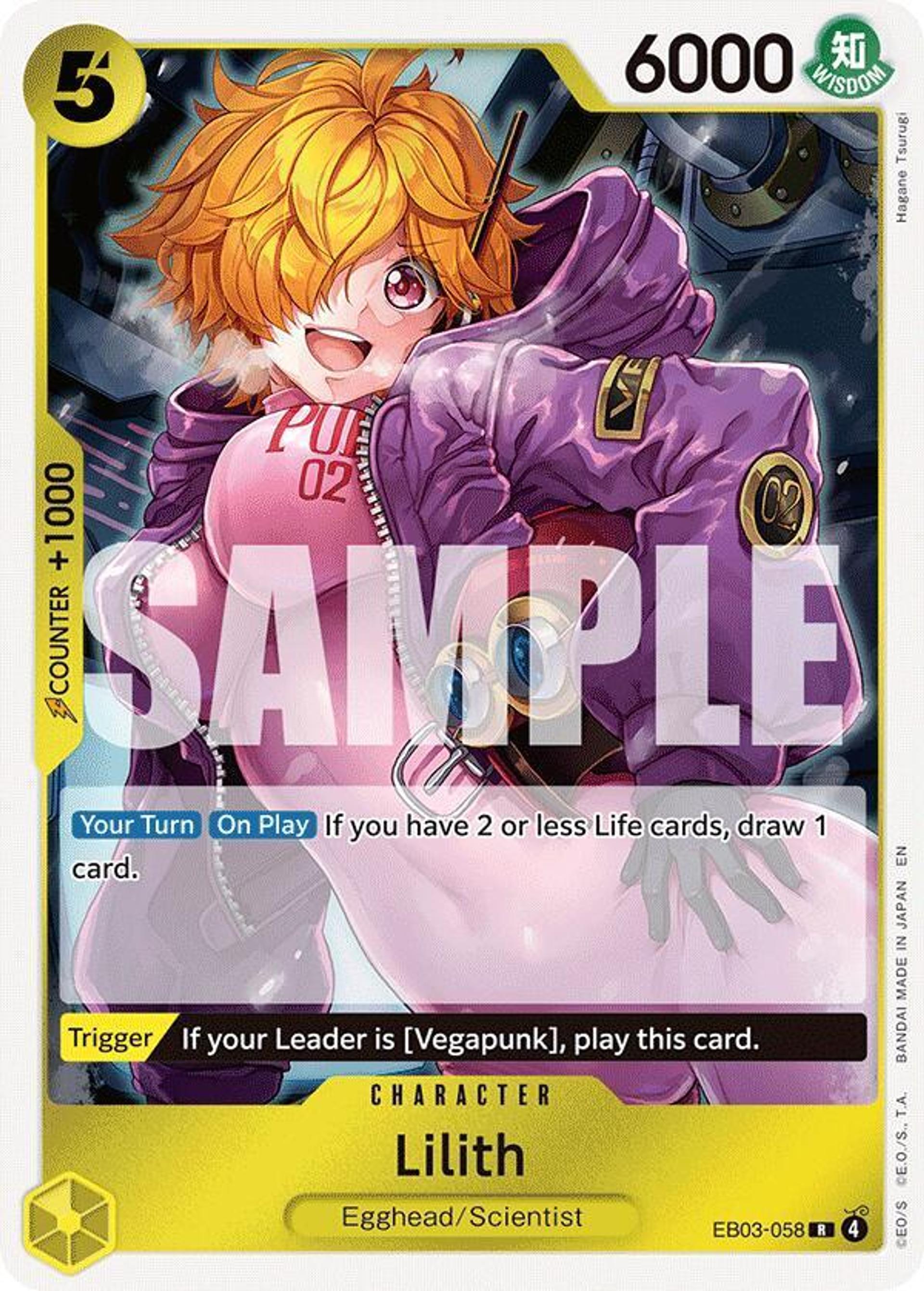 Lilith (EB03-058) — Extra Booster: One Piece Heroines Edition — One Piece Card Game