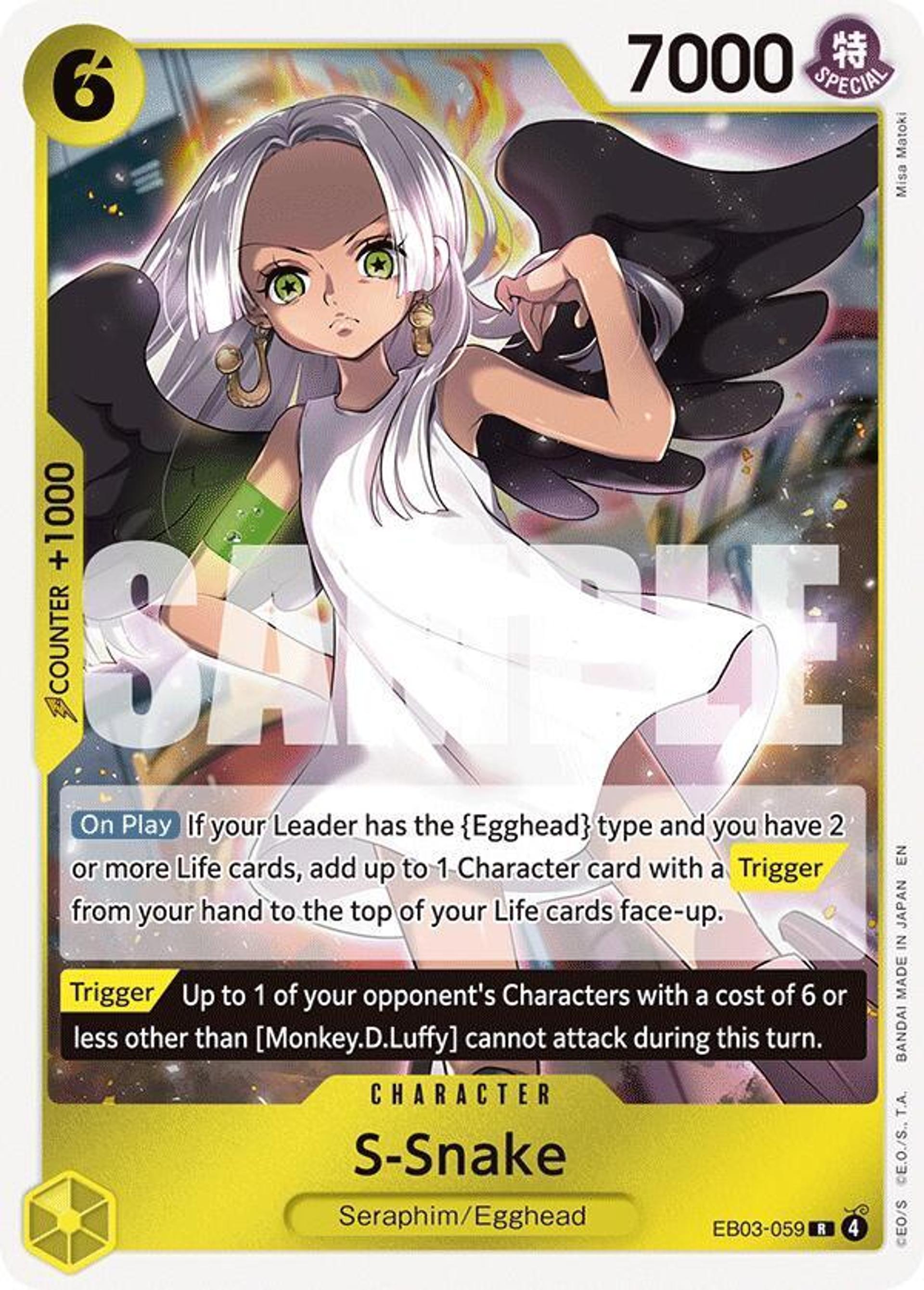 S-Snake — Extra Booster: One Piece Heroines Edition — One Piece Card Game