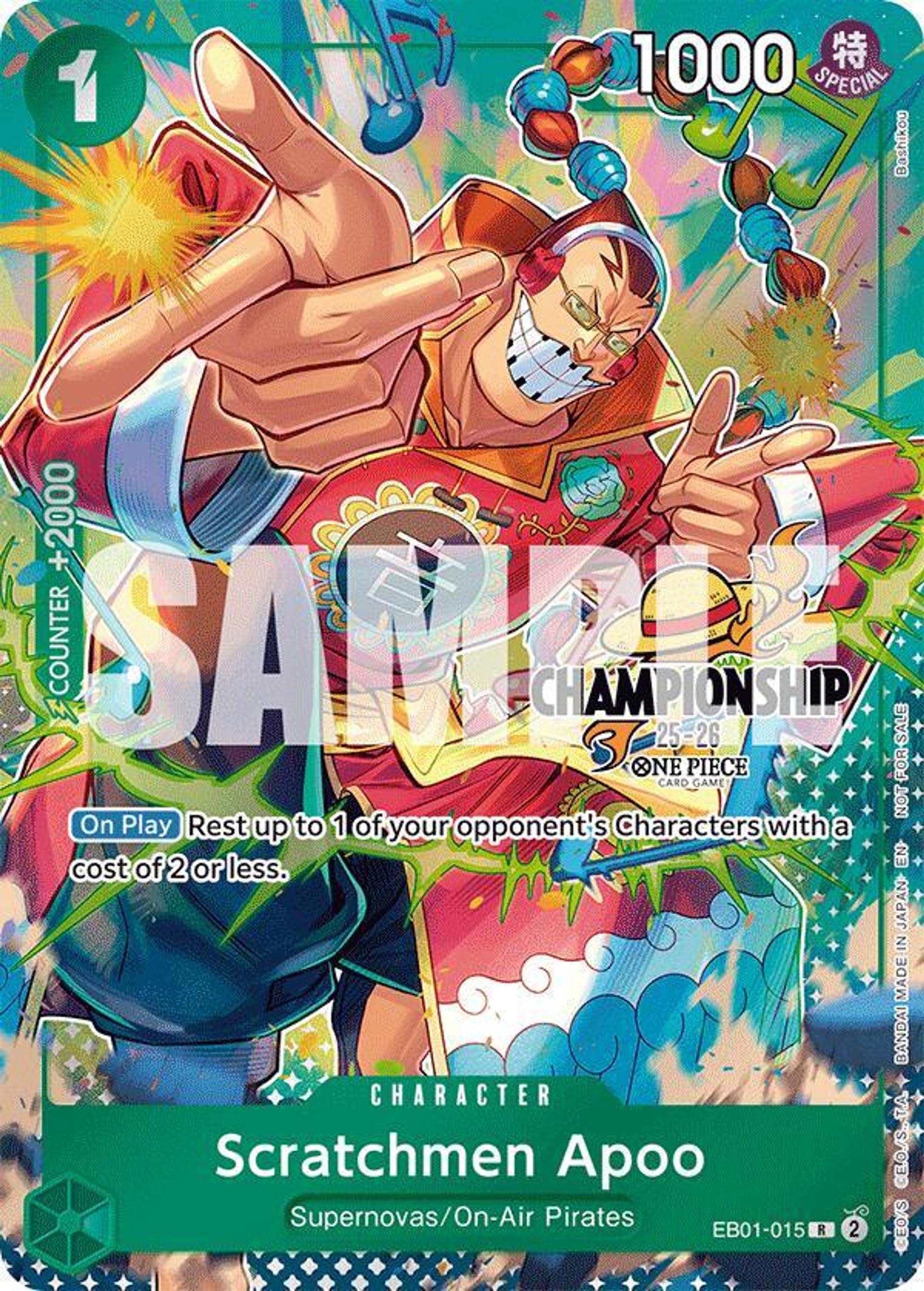 Scratchmen Apoo (CS 25-26 Celebration Pack) — Extra Booster: Memorial Collection — One Piece Card Game