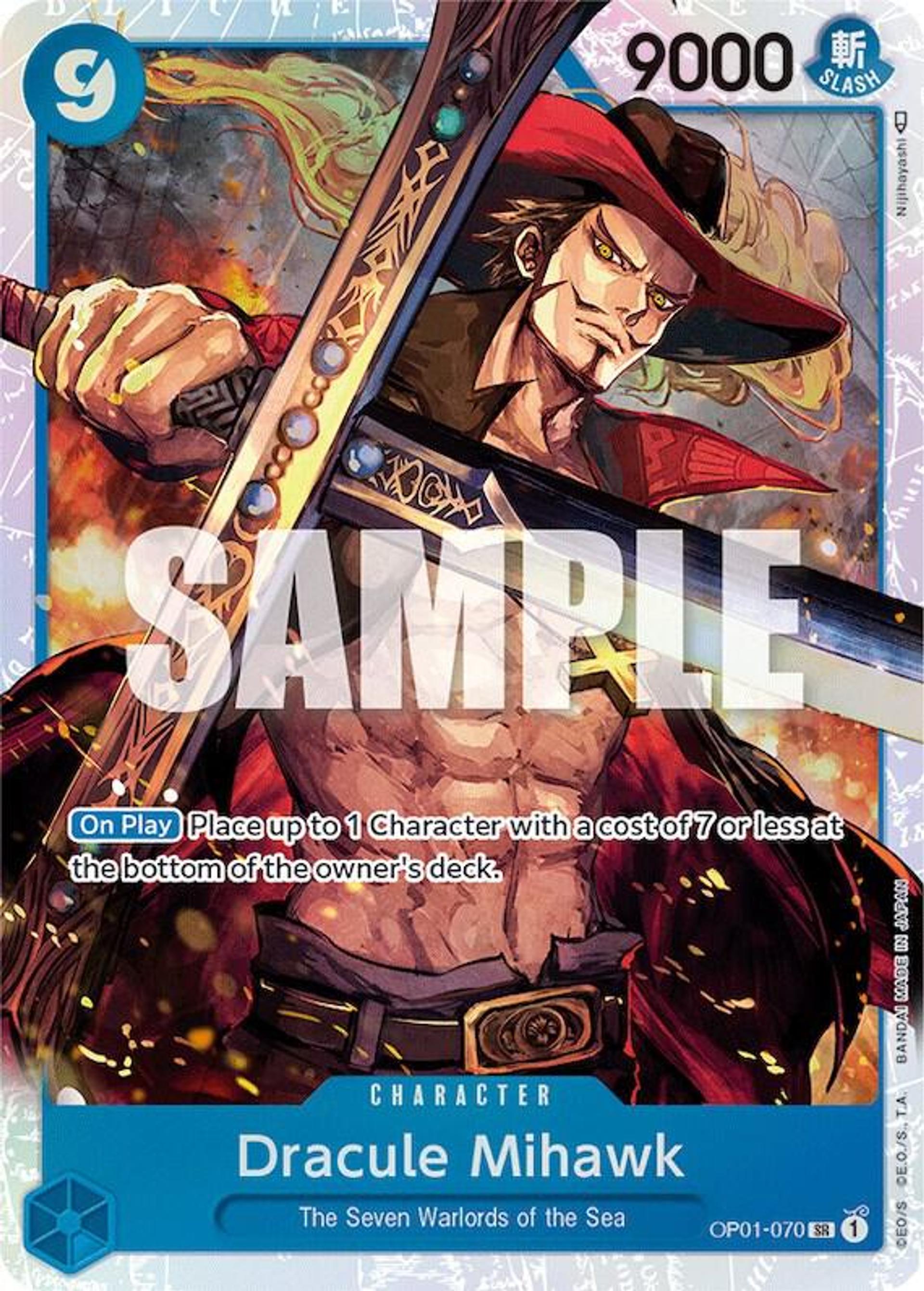 Dracule Mihawk — Romance Dawn — One Piece Card Game