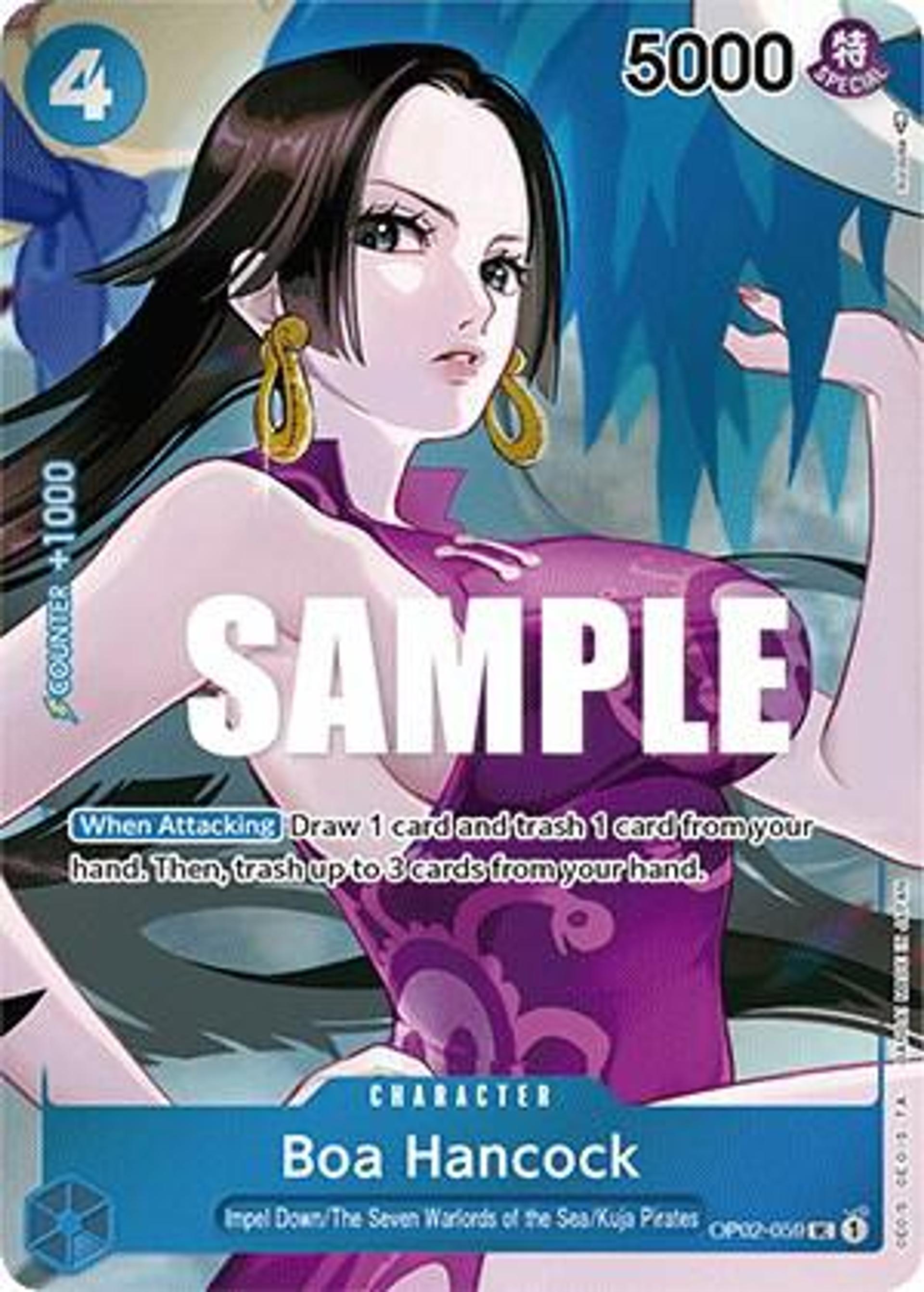 Boa Hancock (Box Topper) — Paramount War — One Piece Card Game