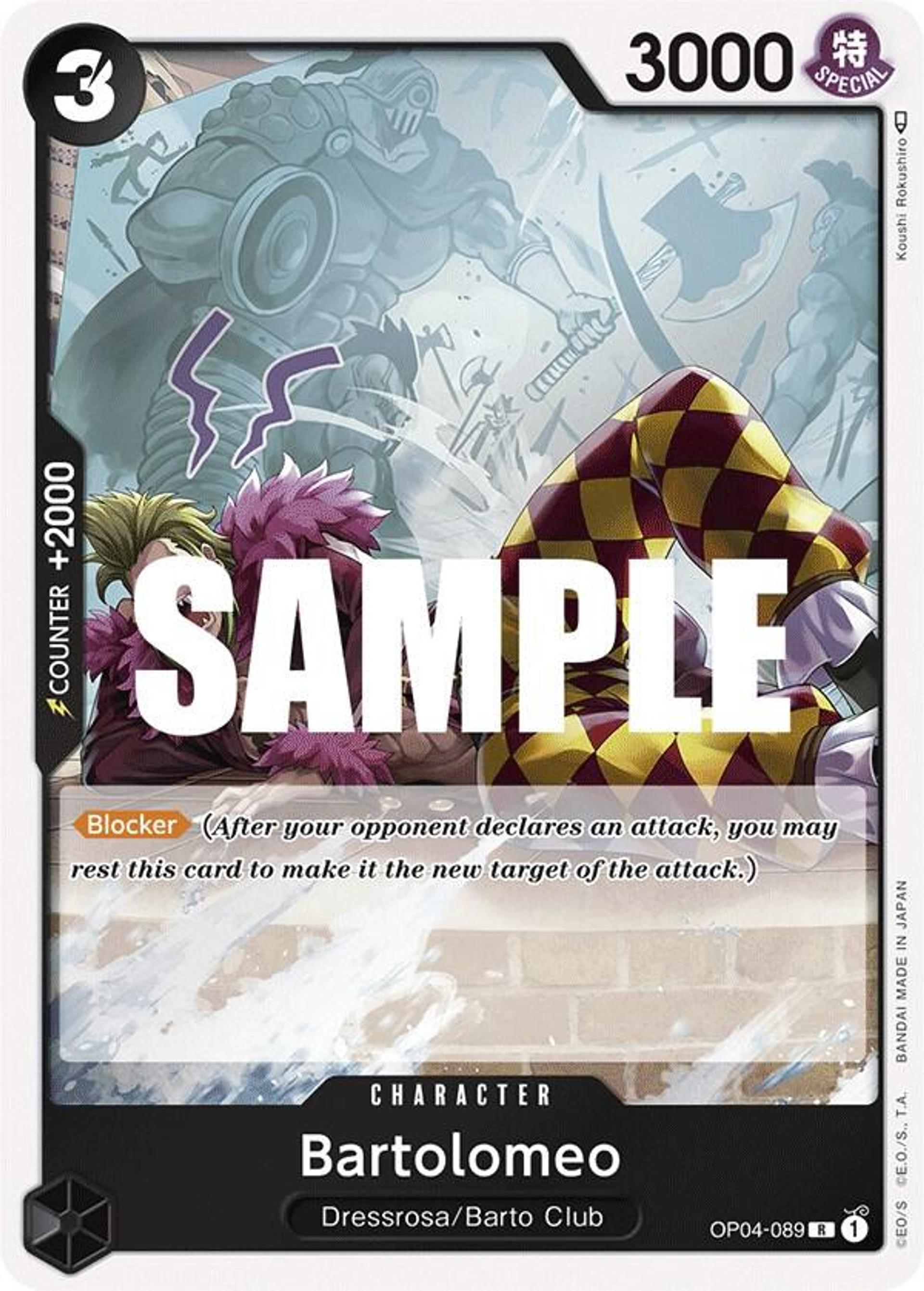 Bartolomeo — Kingdoms of Intrigue — One Piece Card Game