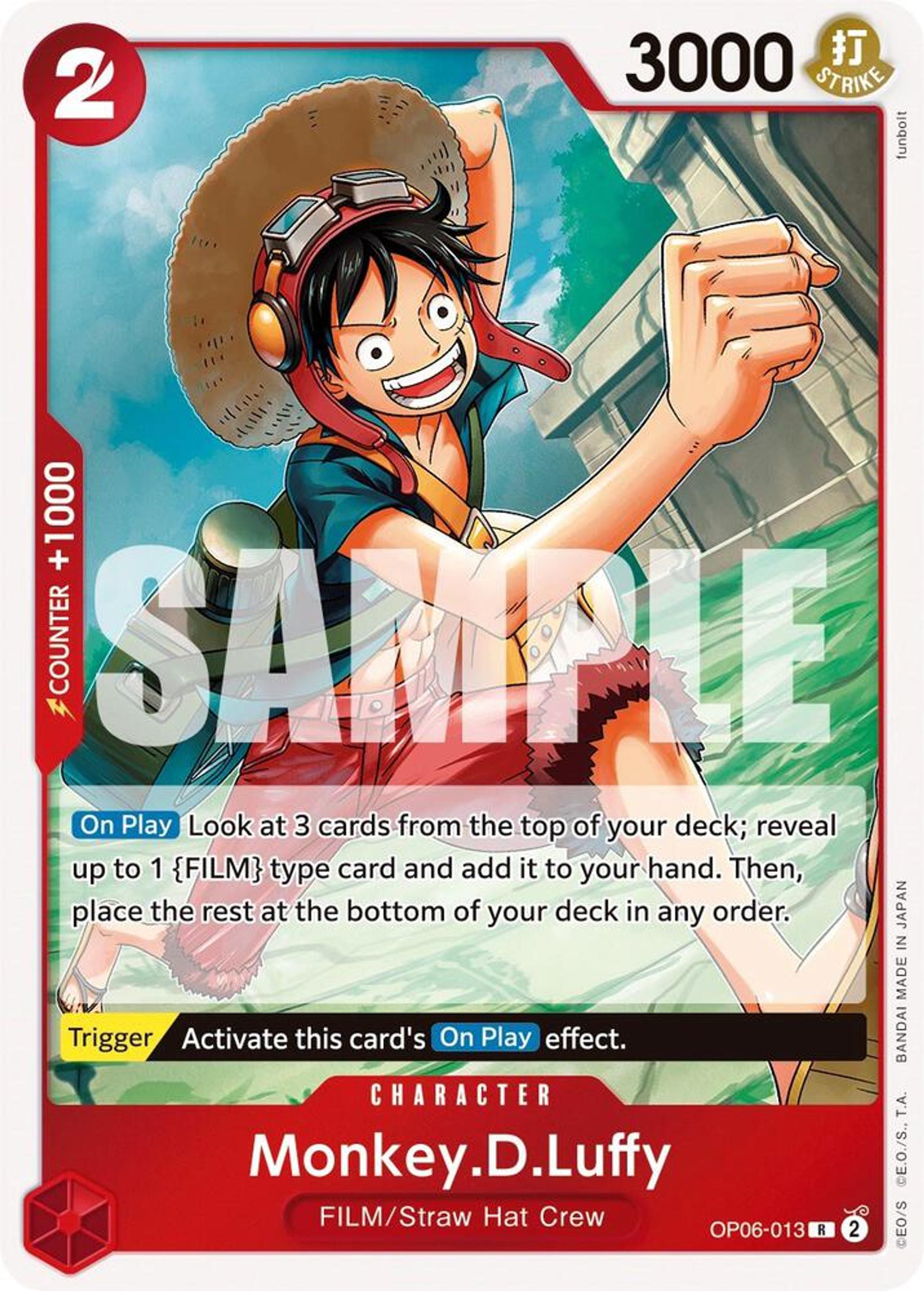 Monkey.D.Luffy (OP06-013) — Wings of the Captain — One Piece Card Game