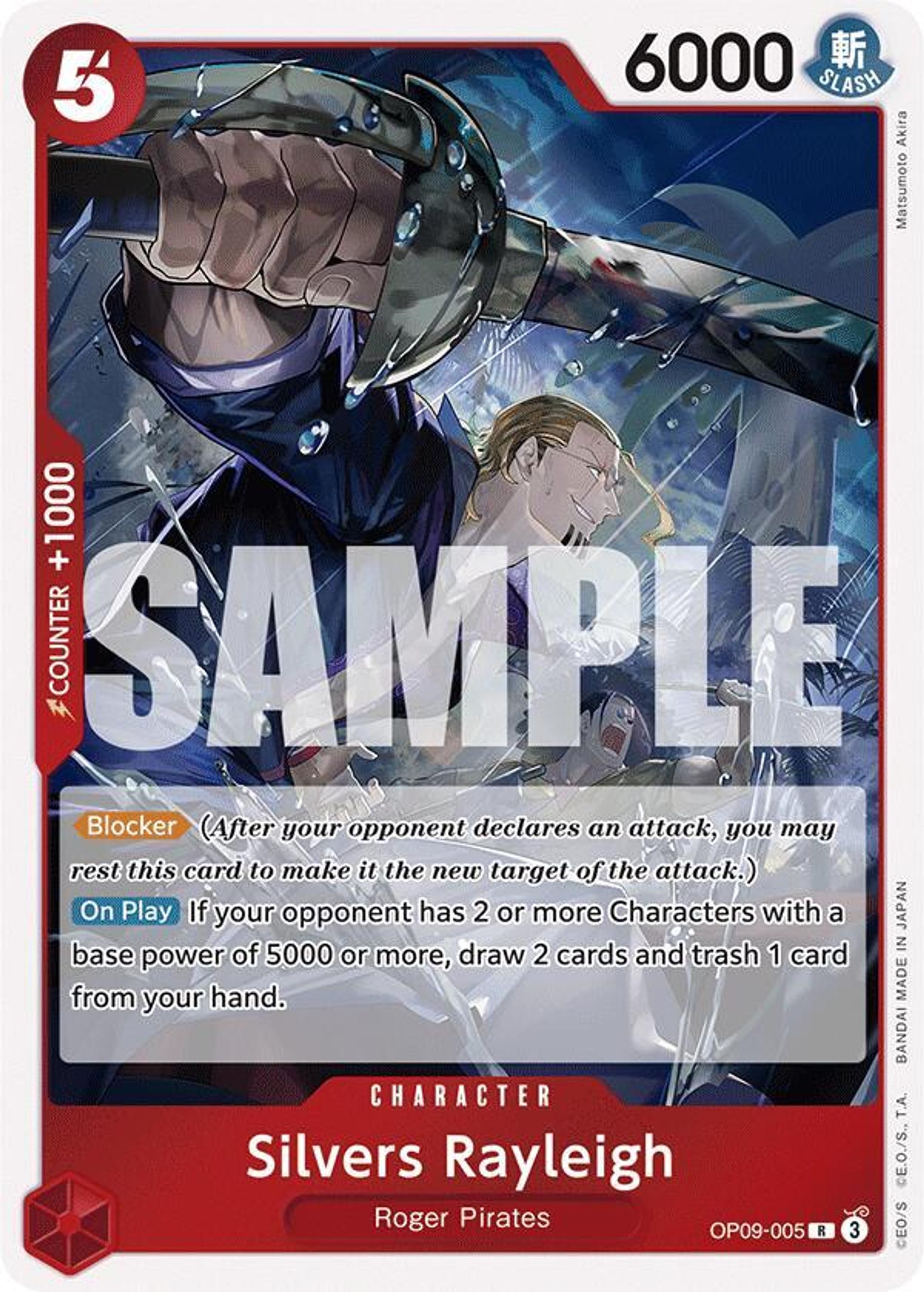 Silvers Rayleigh — Emperors in the New World — One Piece Card Game