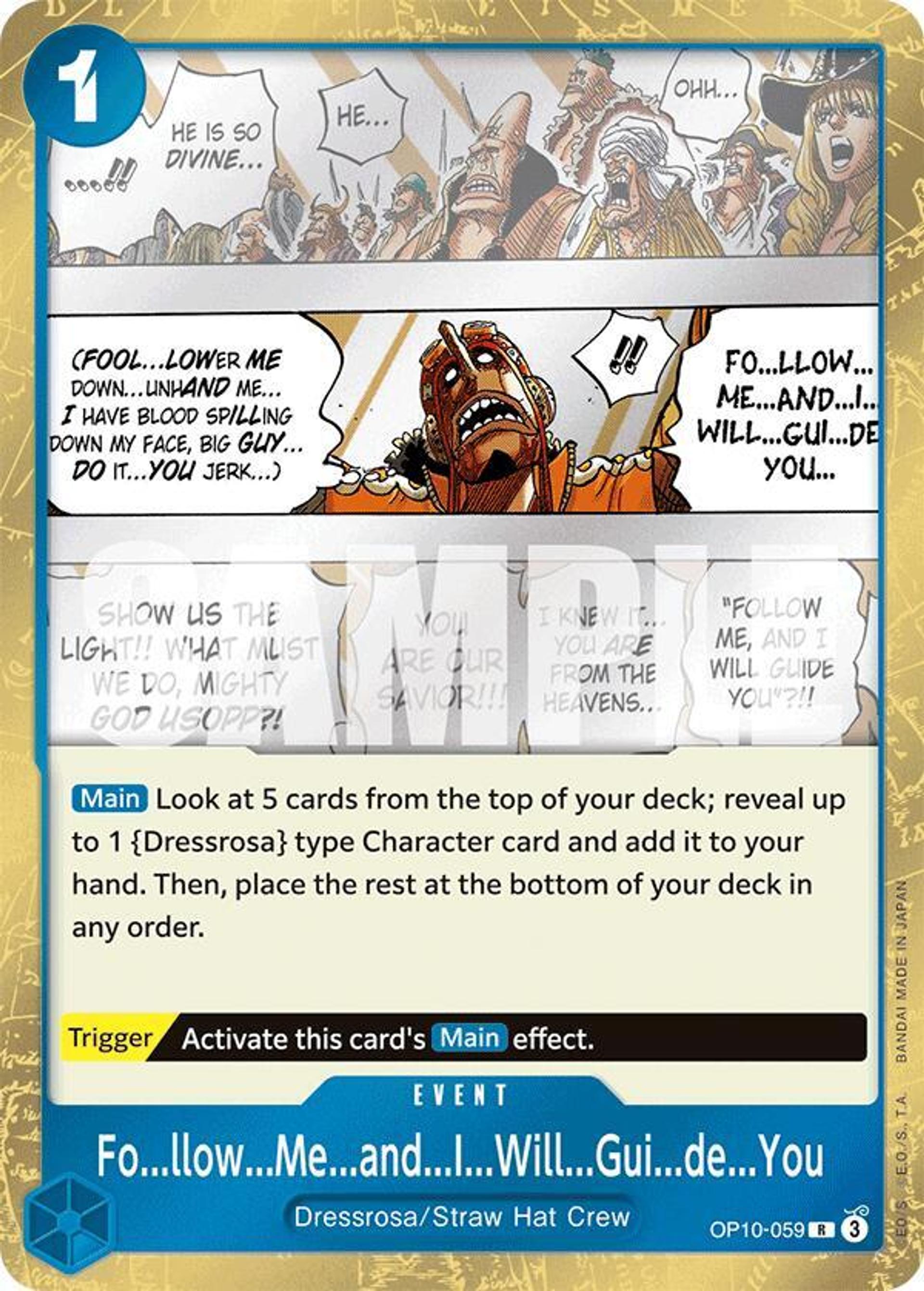 Fo...llow...Me...and...I...Will...Gui...de...You — Royal Blood — One Piece Card Game