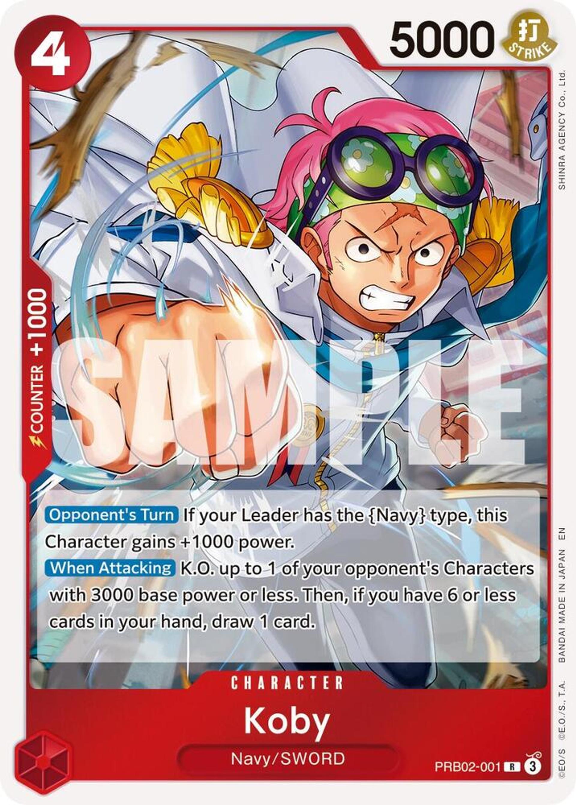 Koby — Premium Booster -The Best- Vol. 2 — One Piece Card Game