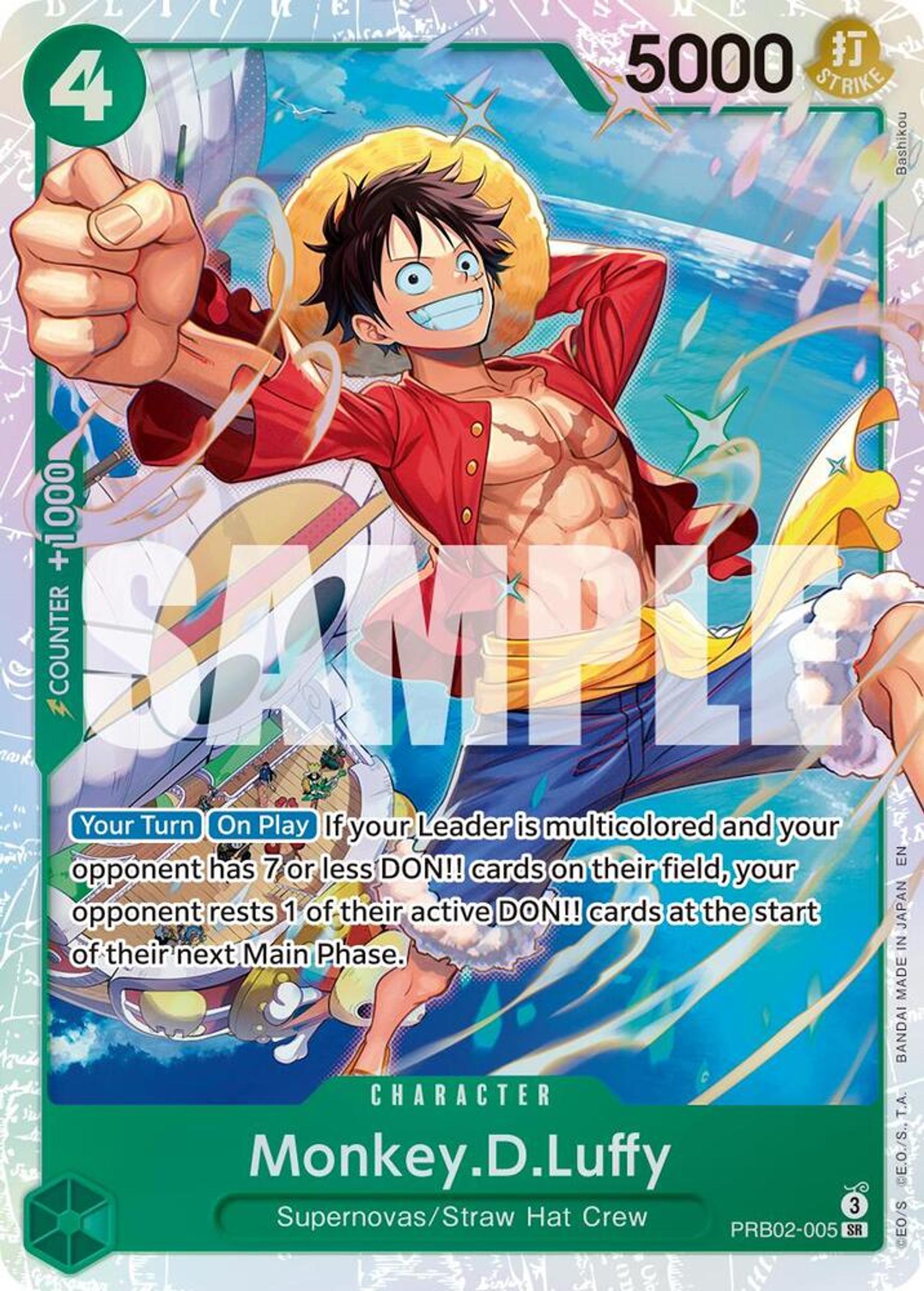 Monkey.D.Luffy - PRB02-005 — Premium Booster -The Best- Vol. 2 — One Piece Card Game