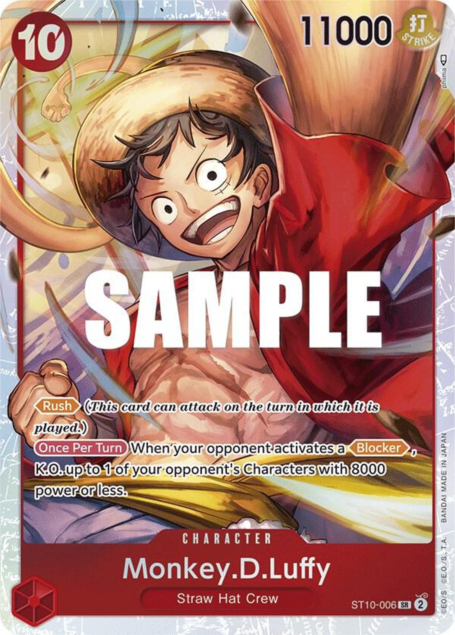 Monkey.D.Luffy (006) — Ultra Deck: The Three Captains — One Piece Card Game