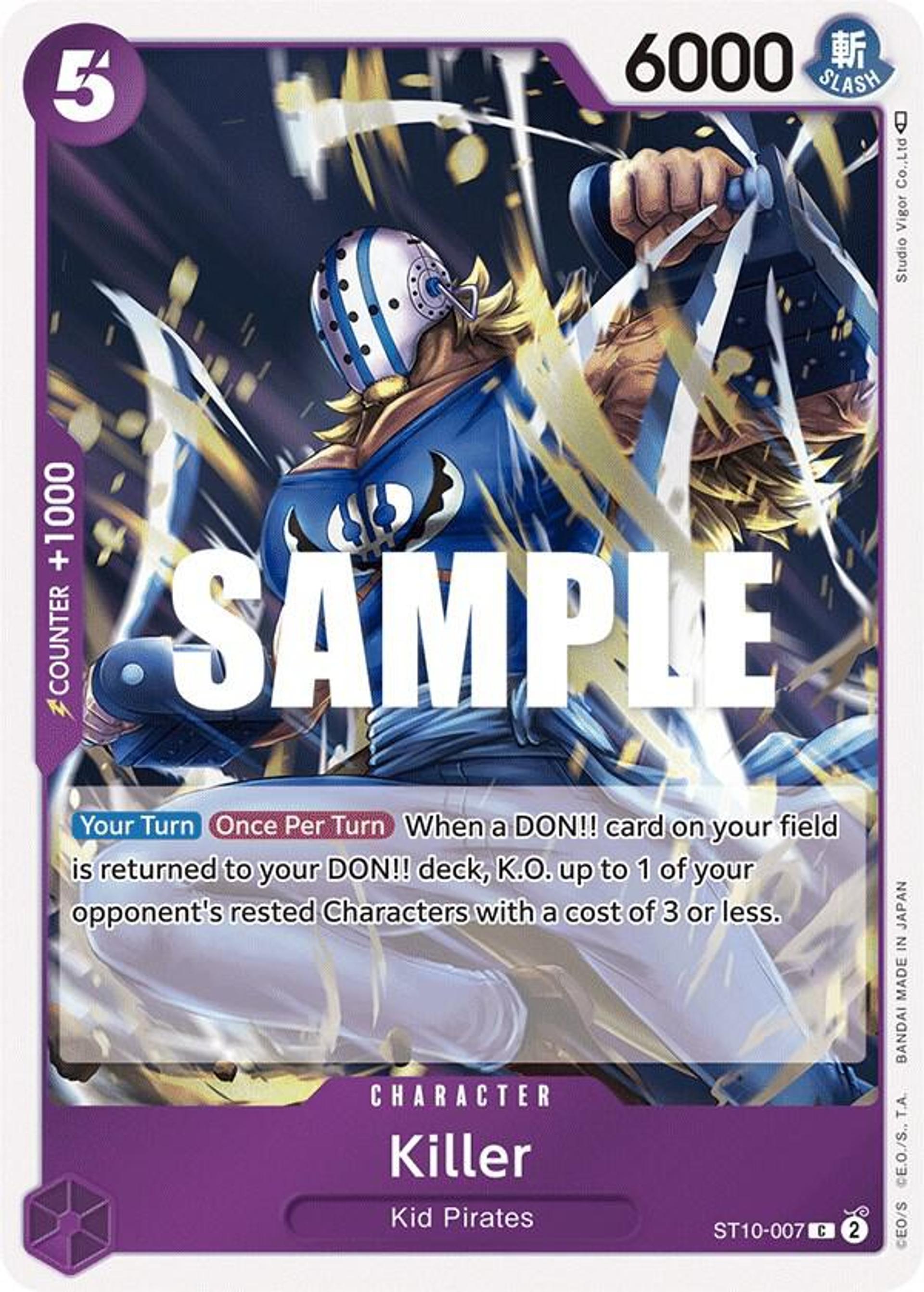 Killer — Ultra Deck: The Three Captains — One Piece Card Game