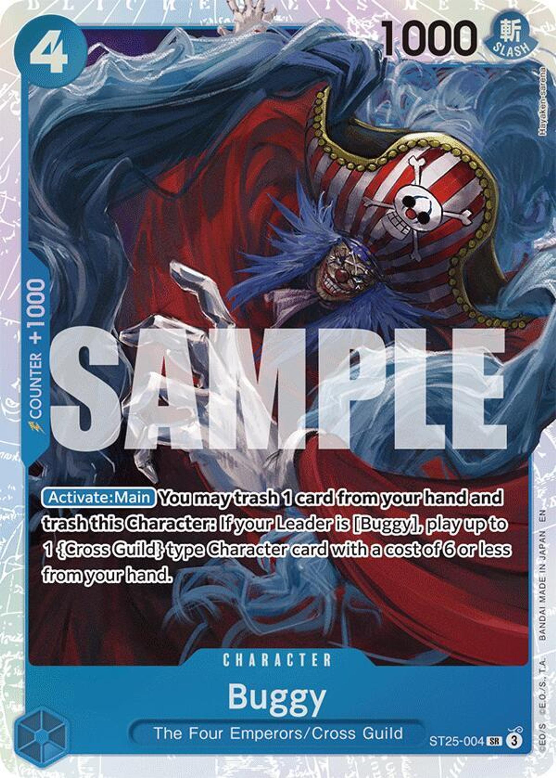 Buggy — Starter Deck 25: BLUE Buggy — One Piece Card Game