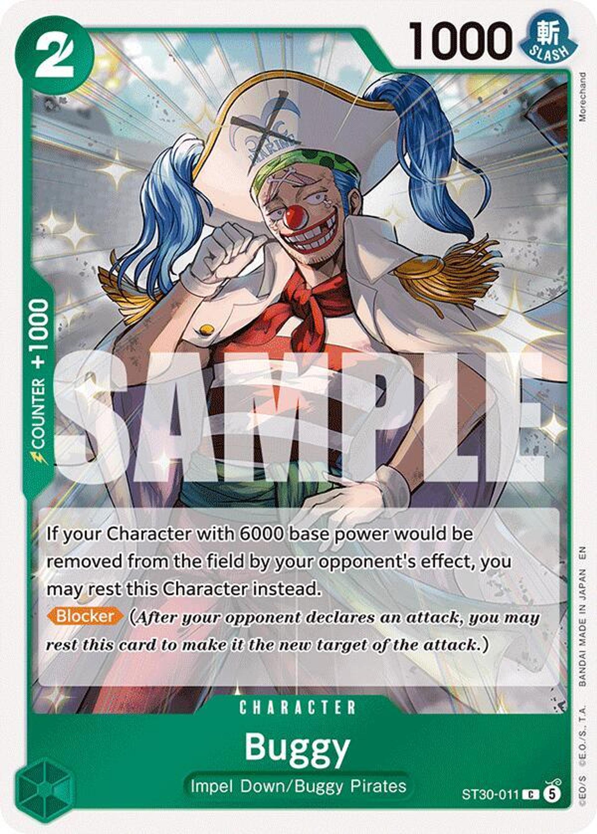 Buggy — Starter Deck EX: Luffy & Ace — One Piece Card Game