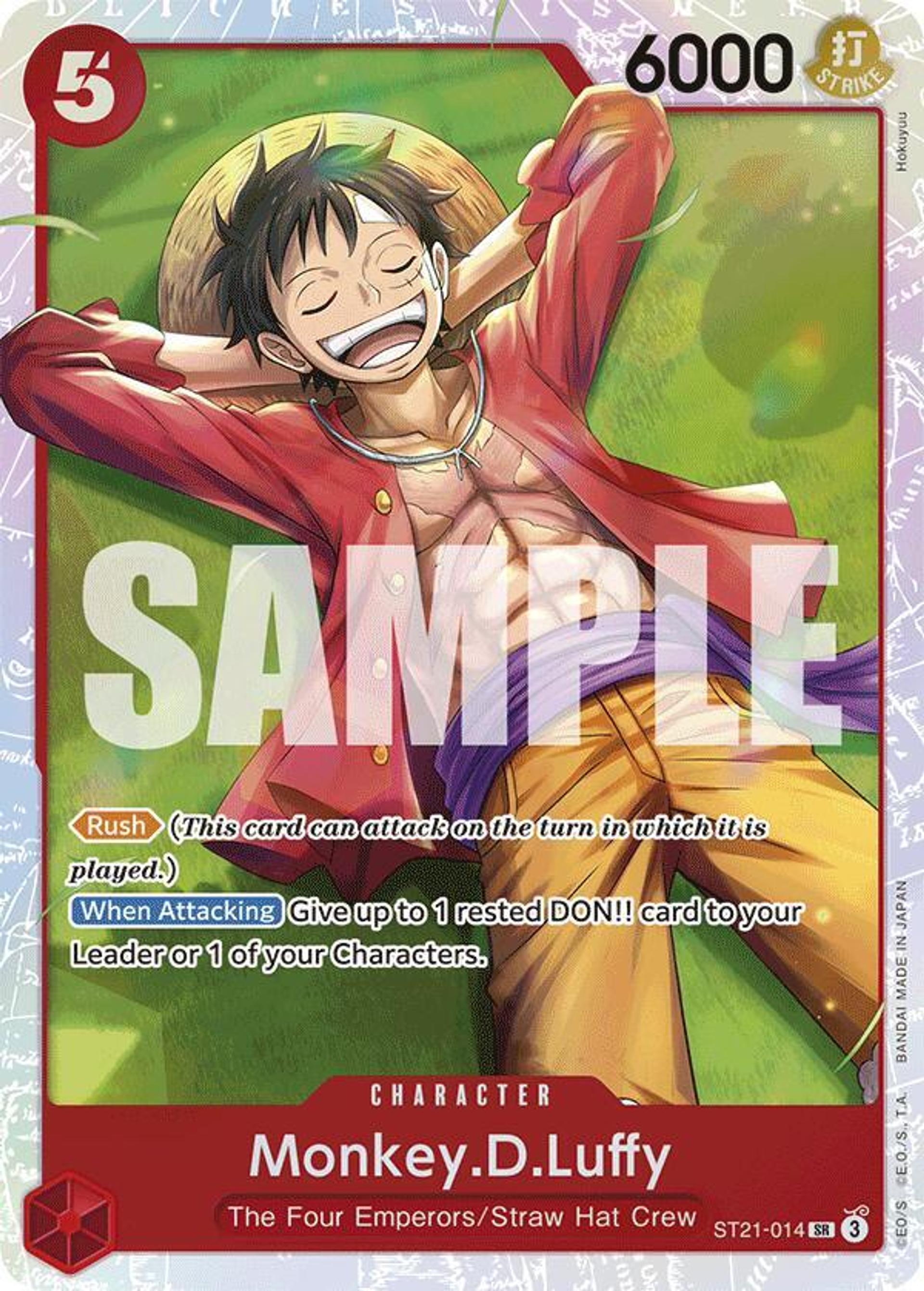 Monkey.D.Luffy (ST21-014) — Starter Deck EX: Gear 5 — One Piece Card Game