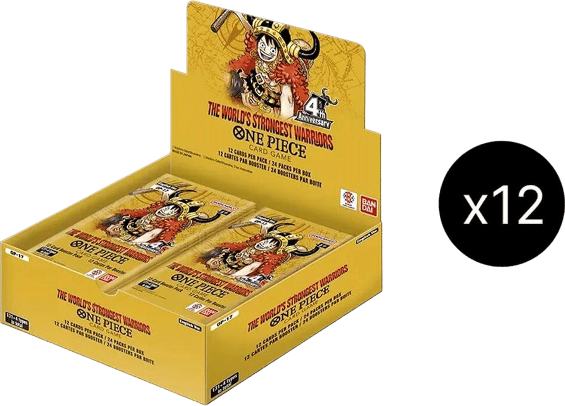 Product image for The World's Strongest Warriors :Booster Case