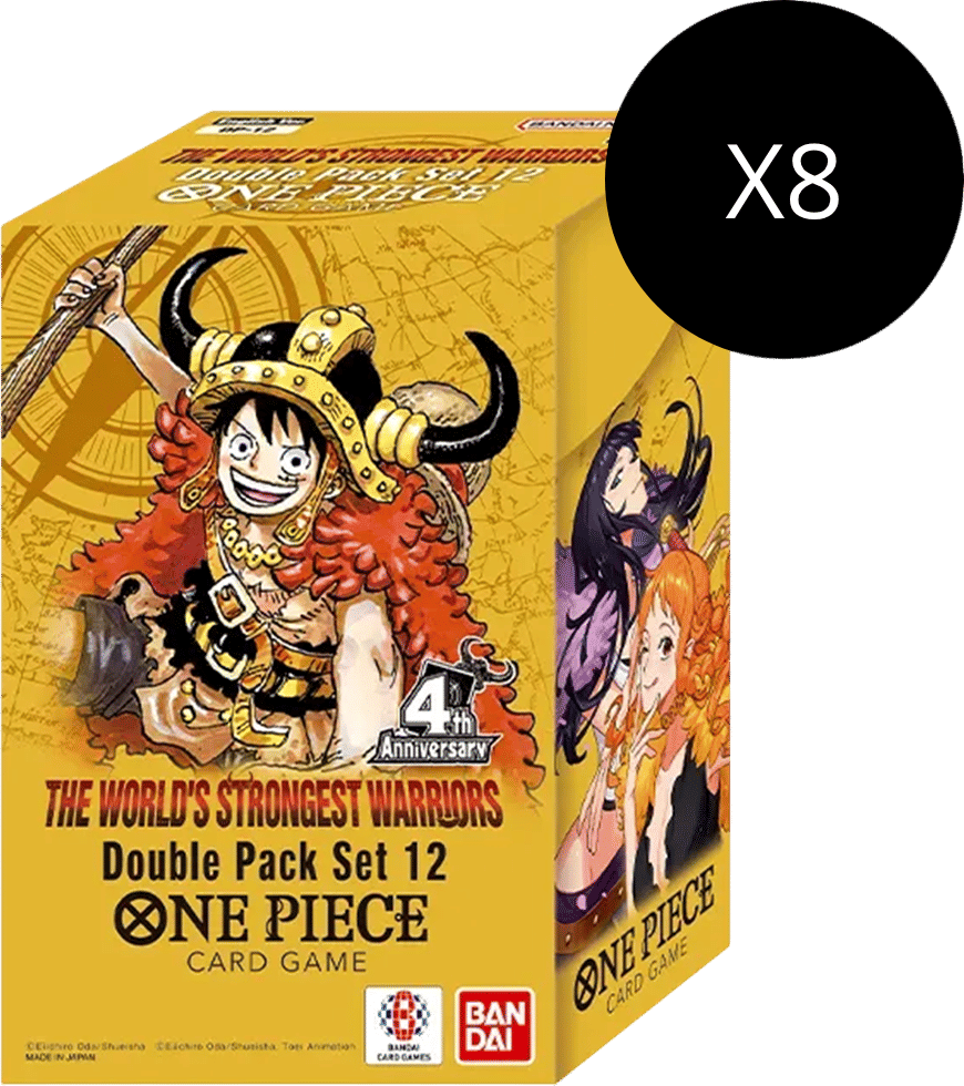 The World's Strongest Warriors : Double Pack Set Vol. 12 Display — The World's Strongest Warriors — One Piece Card Game