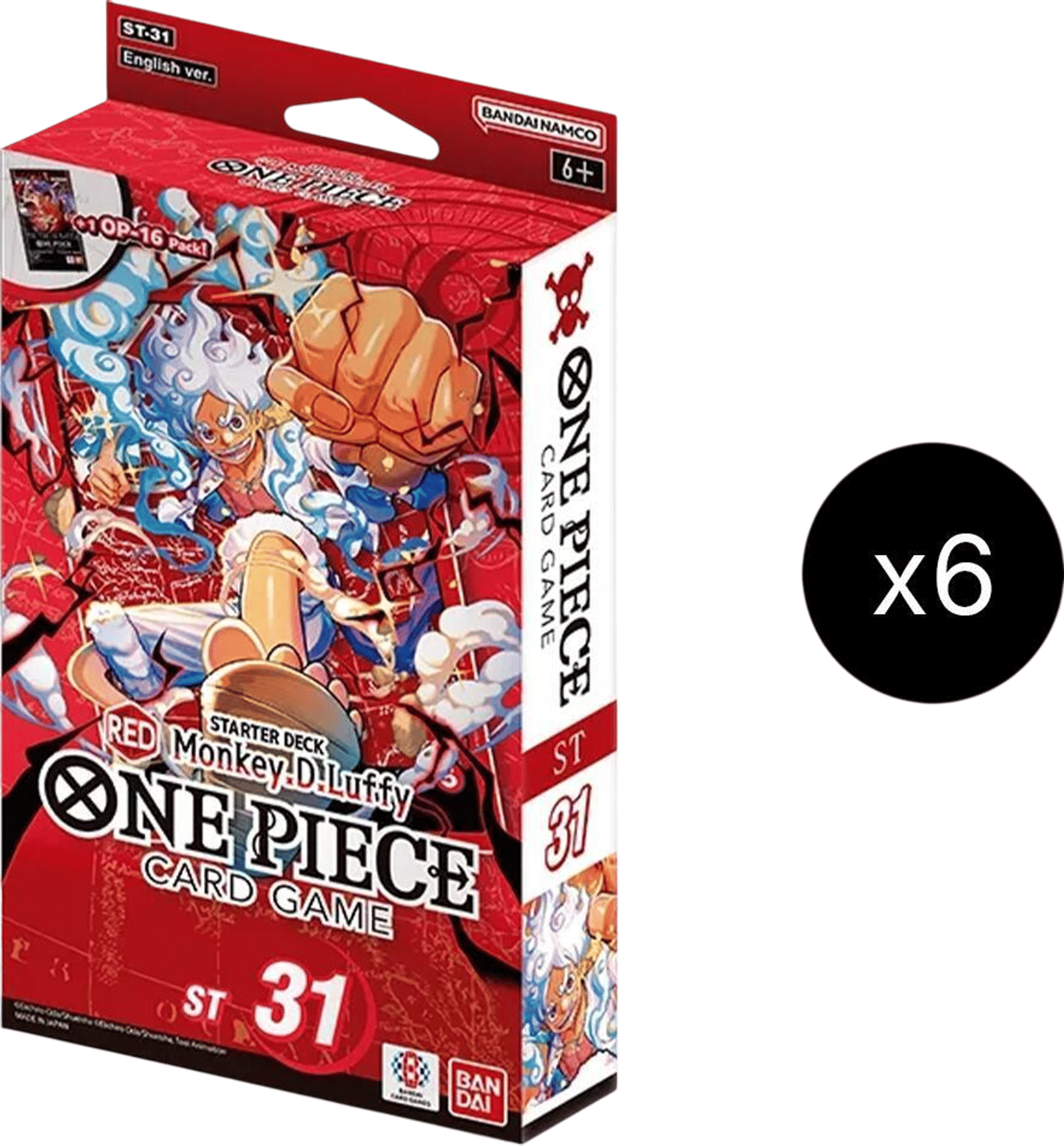 Product image for Starter Deck 31 : Monkey.D.Luffy (Red) Display