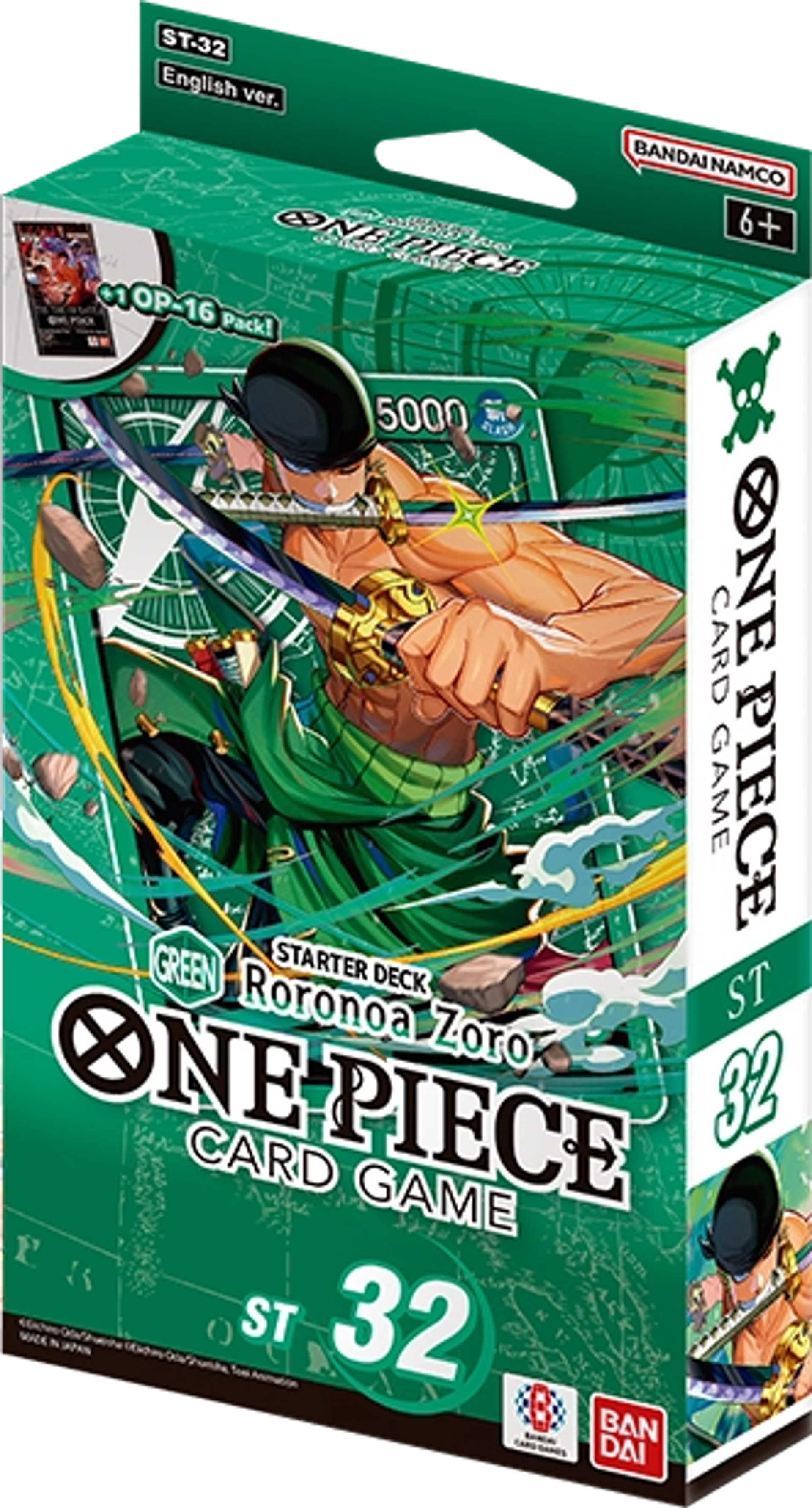 Product image for Starter Deck 32 : Roronoa Zoro (Green)