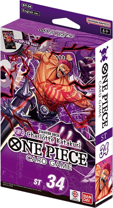 Starter Deck 34 : Charlotte Katakuri (Purple) — Starter Deck 34: PURPLE Charlotte Katakuri — One Piece Card Game