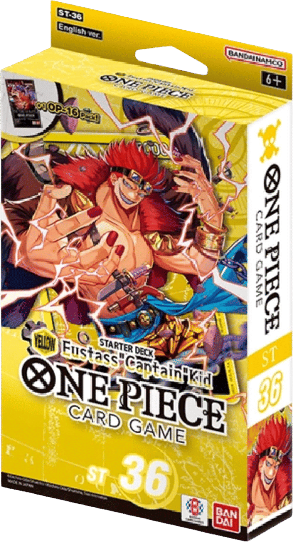 Starter Deck 36 : Eustass "Captain" Kid (Yellow) — Starter Deck 36: YELLOW Eustass"Captain"Kid — One Piece Card Game