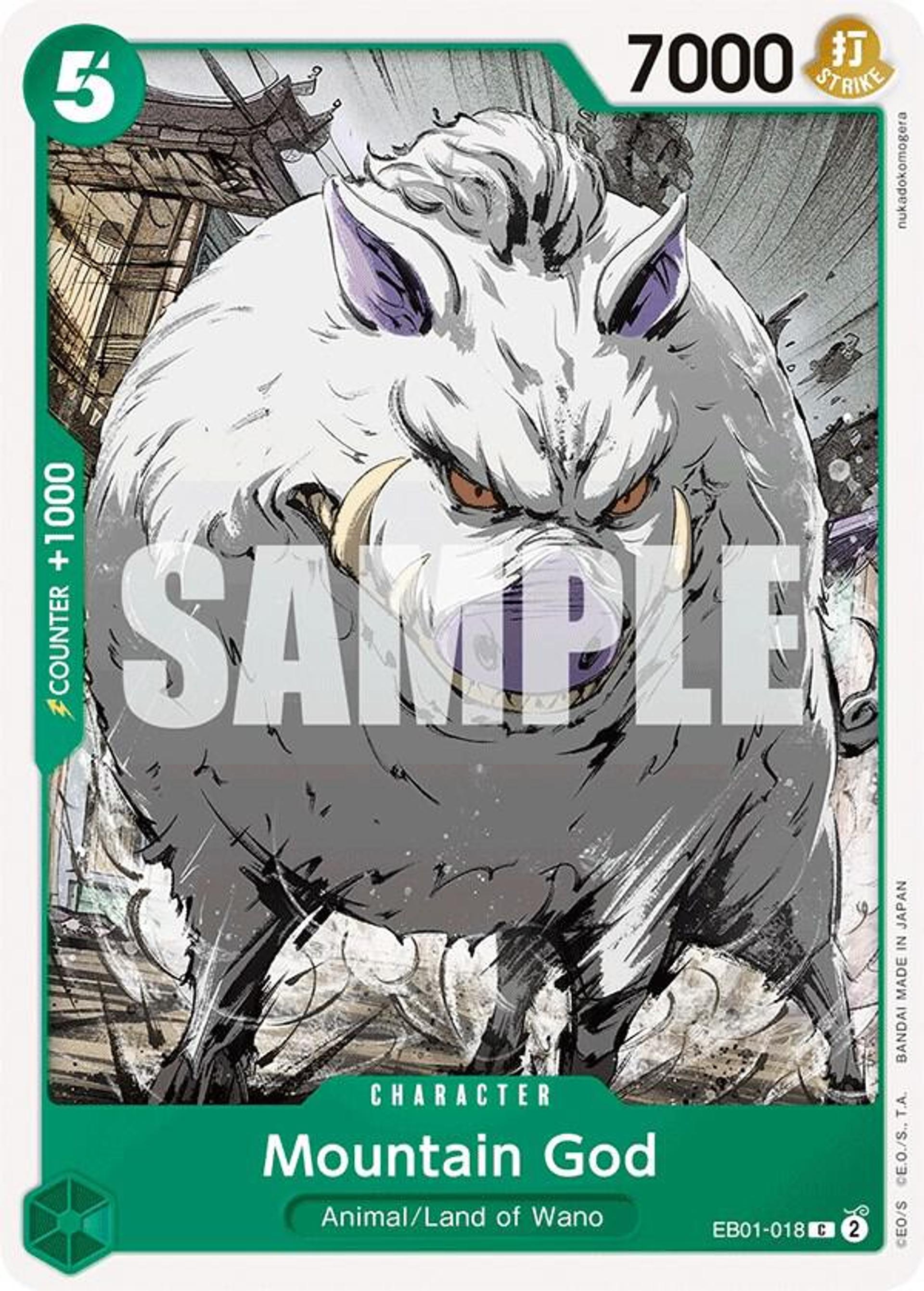 Mountain God — Extra Booster: Memorial Collection — One Piece Card Game