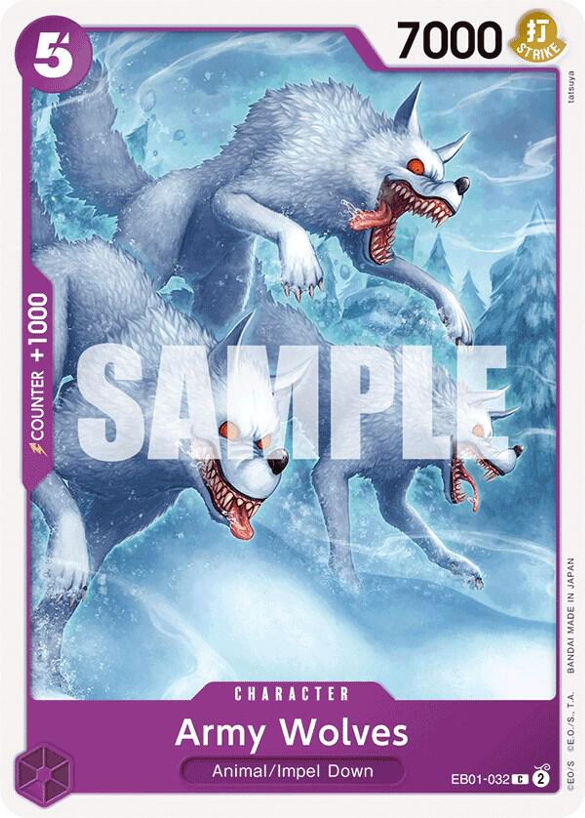 Army Wolves — Extra Booster: Memorial Collection — One Piece Card Game