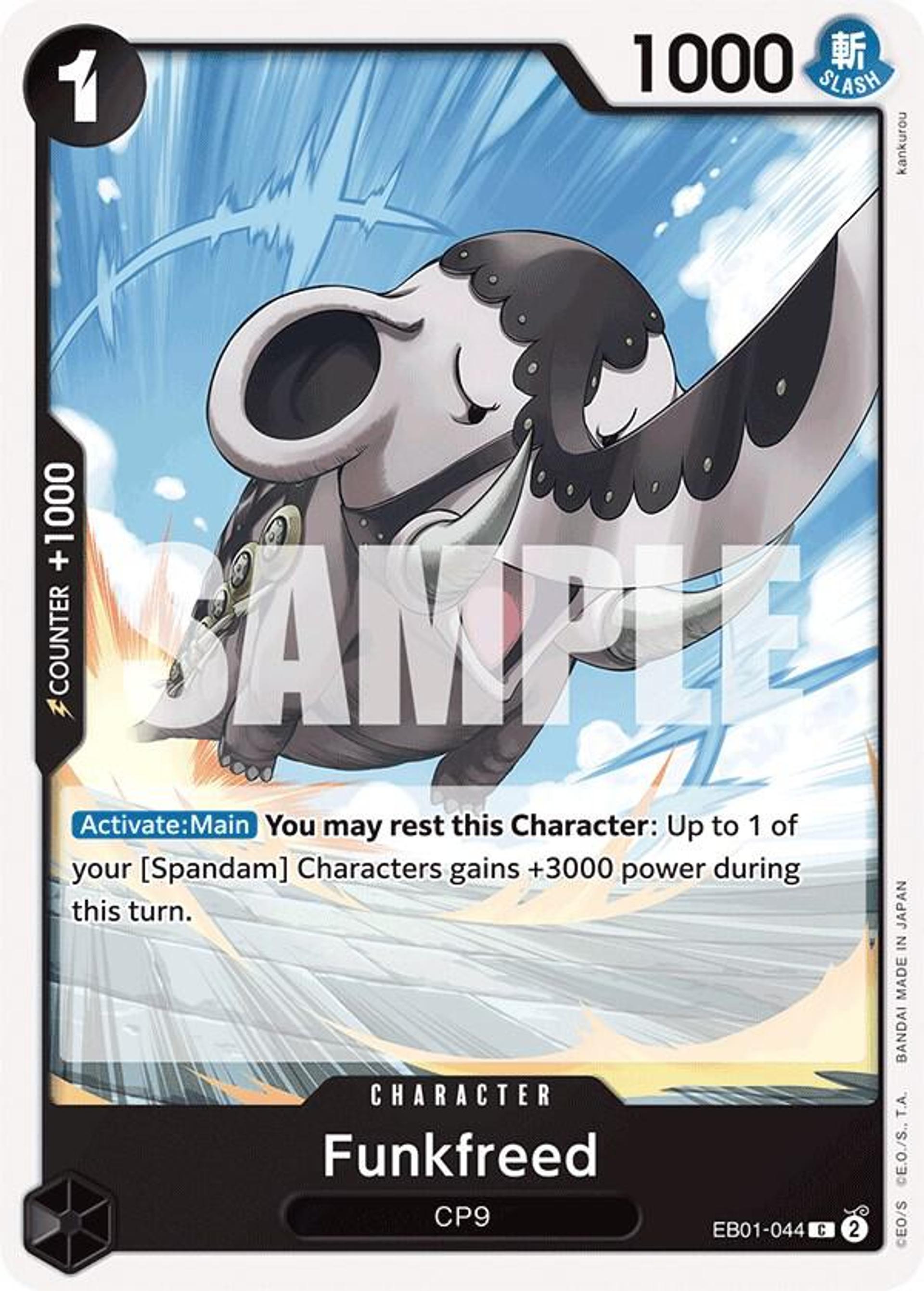 Funkfreed — Extra Booster: Memorial Collection — One Piece Card Game