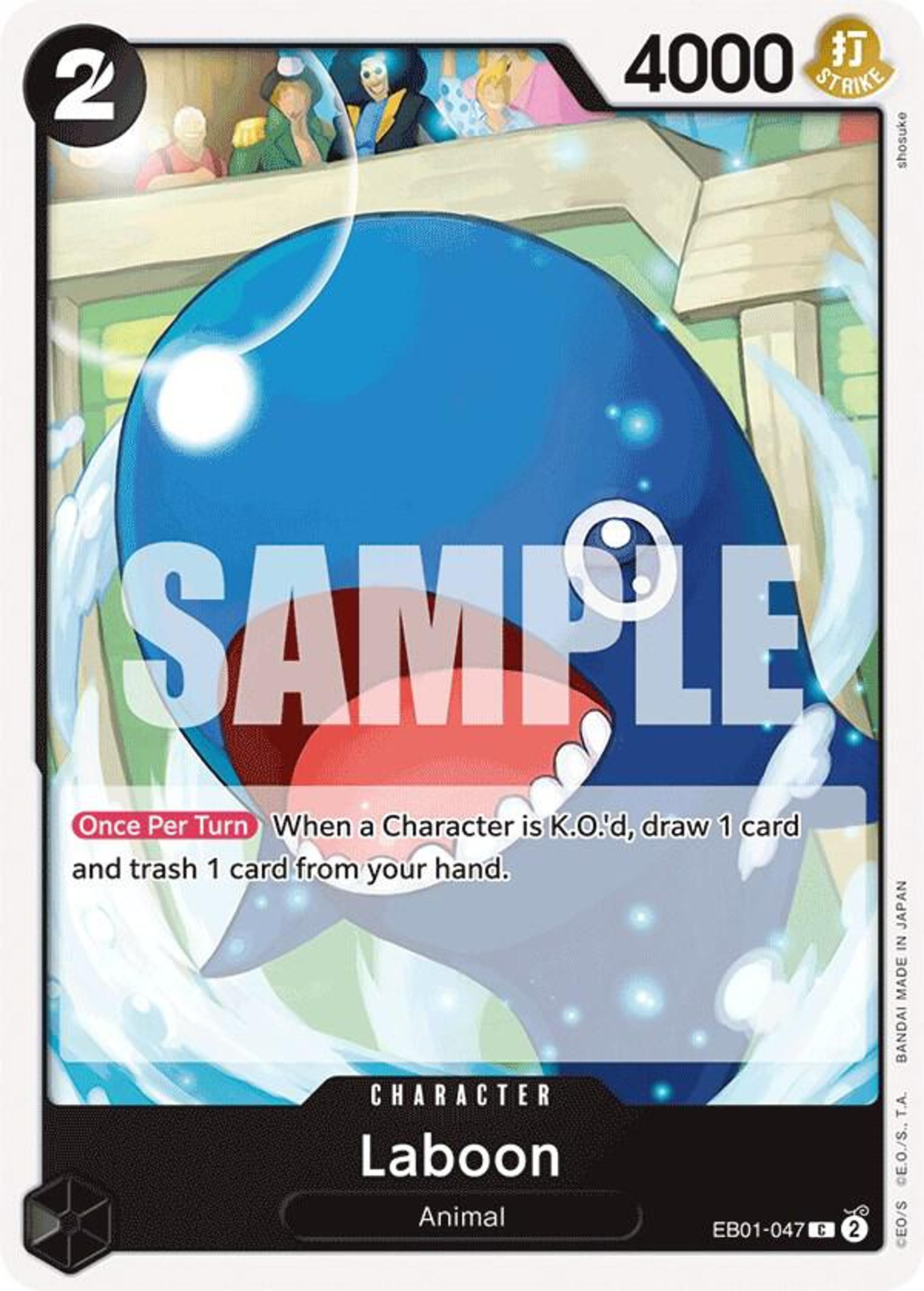 Laboon (047) — Extra Booster: Memorial Collection — One Piece Card Game