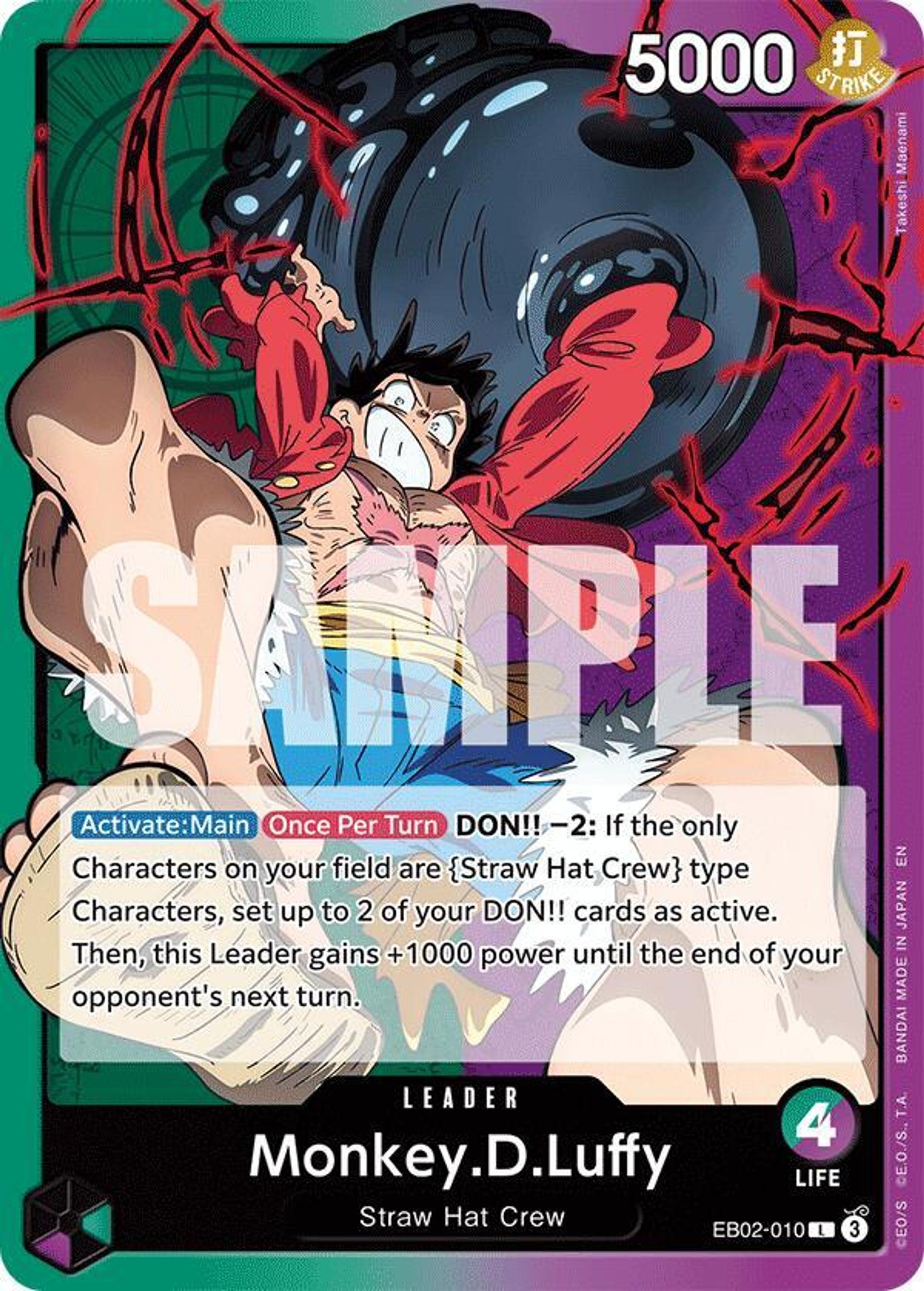 Monkey.D.Luffy (010) — Extra Booster: Anime 25th Collection — One Piece Card Game