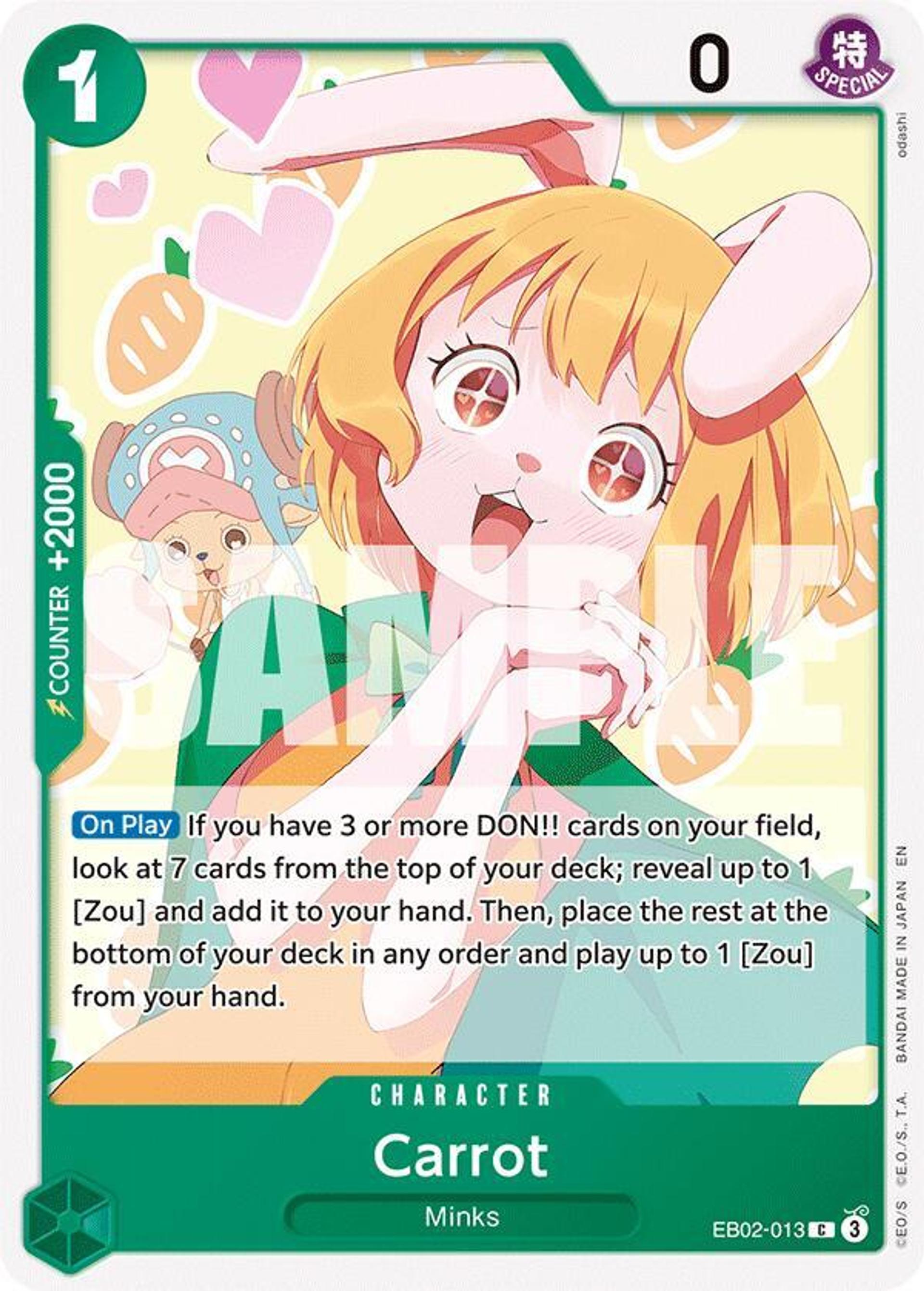 Carrot — Extra Booster: Anime 25th Collection — One Piece Card Game