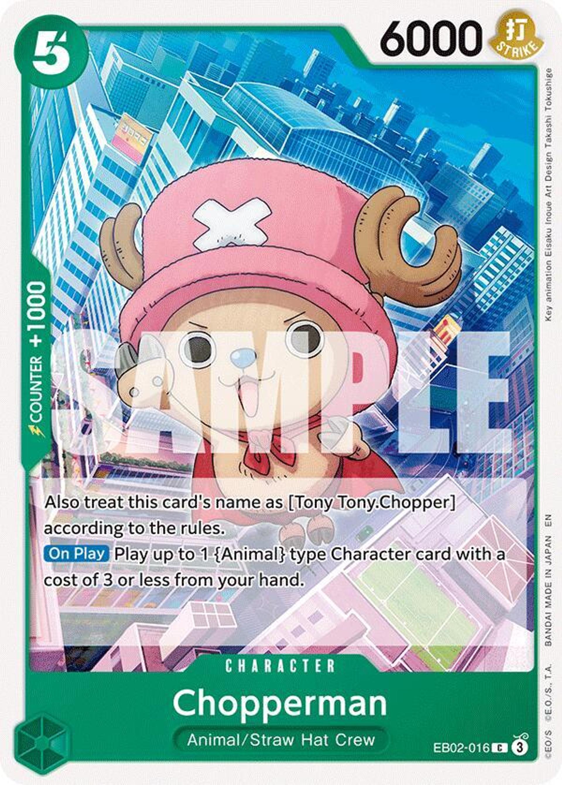Chopperman — Extra Booster: Anime 25th Collection — One Piece Card Game