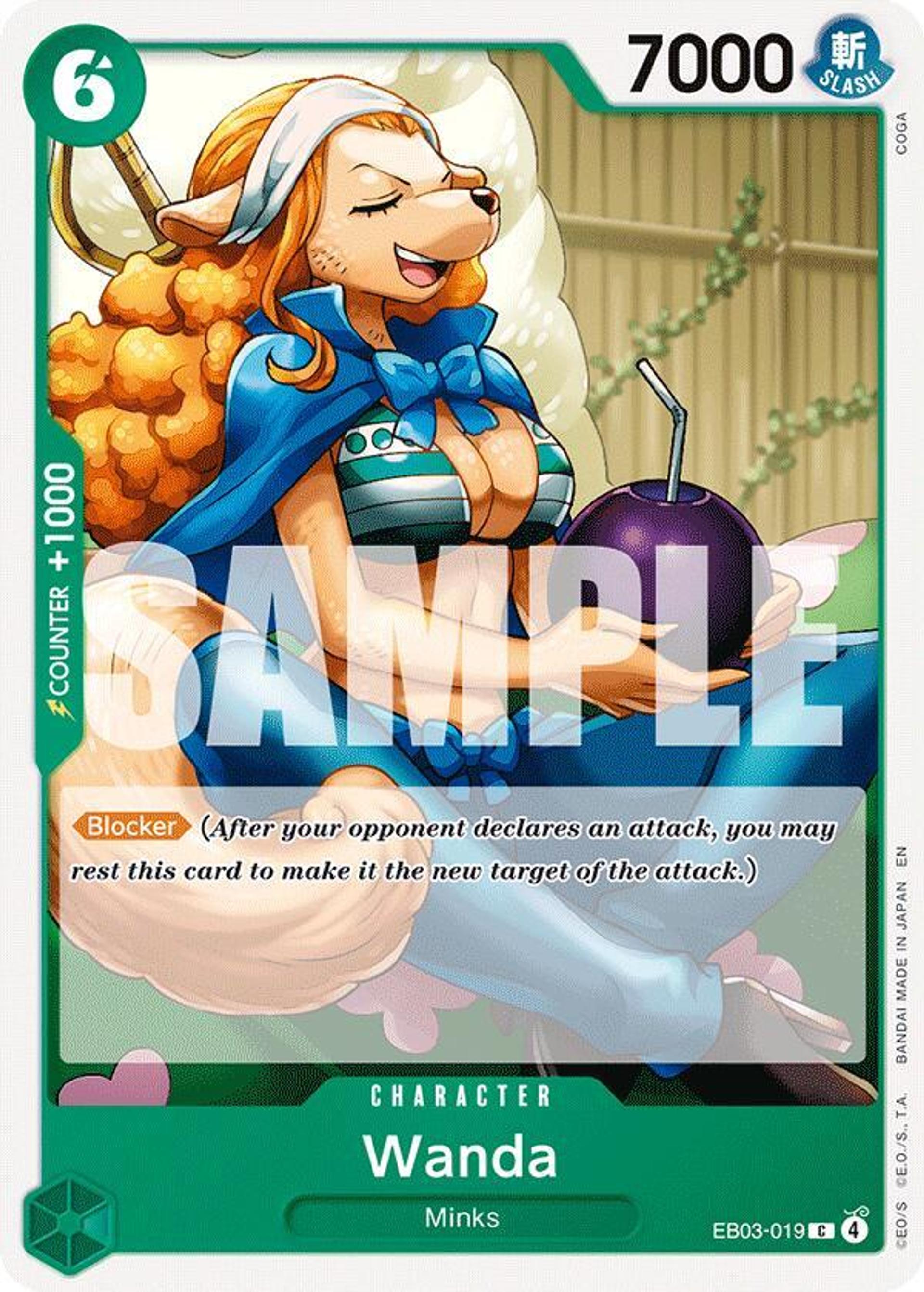 Wanda (EB03-019) — Extra Booster: One Piece Heroines Edition — One Piece Card Game