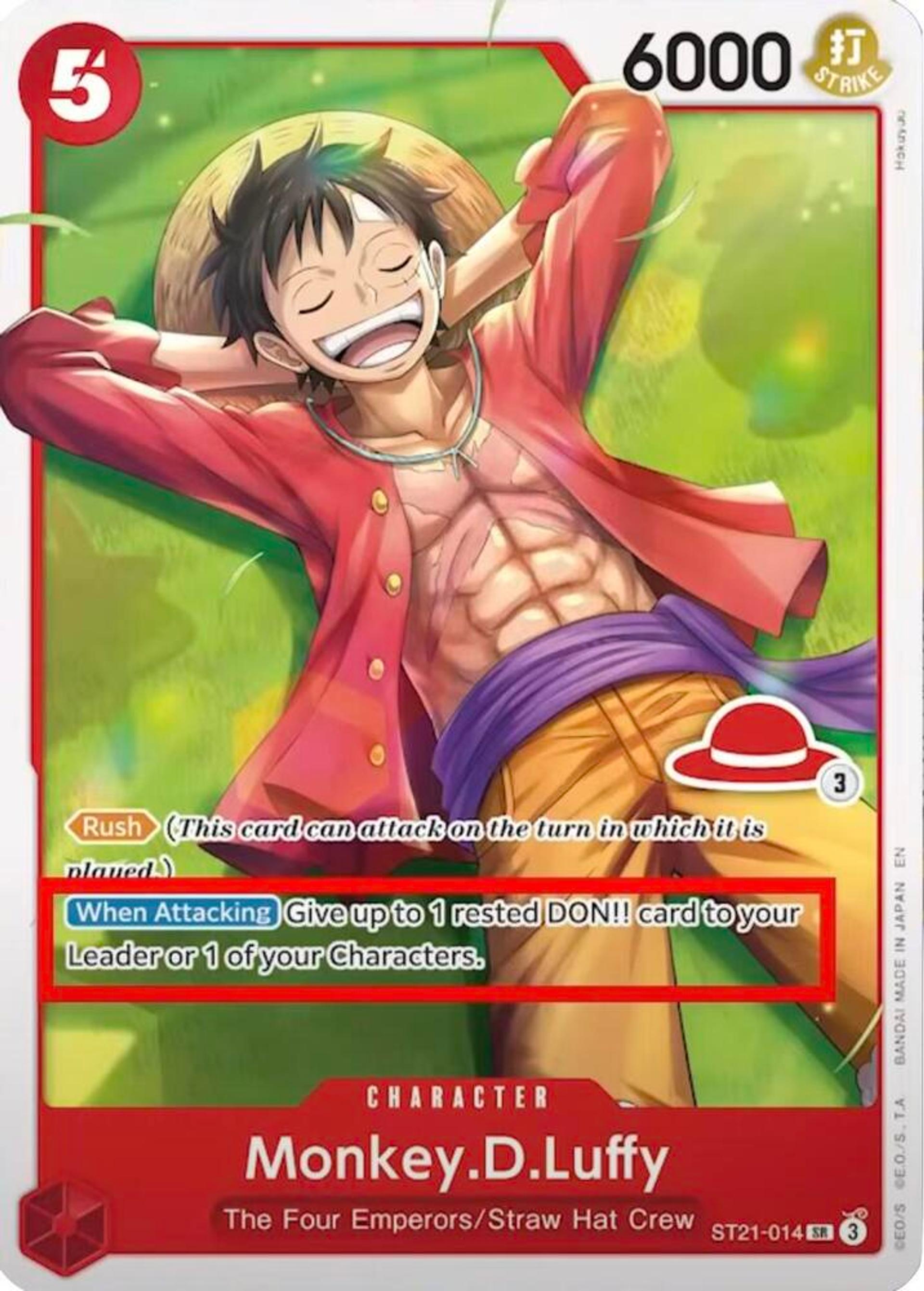 Monkey.D.Luffy - ST21-014 (Luffy Deck) — Learn Together Deck Set — One Piece Card Game