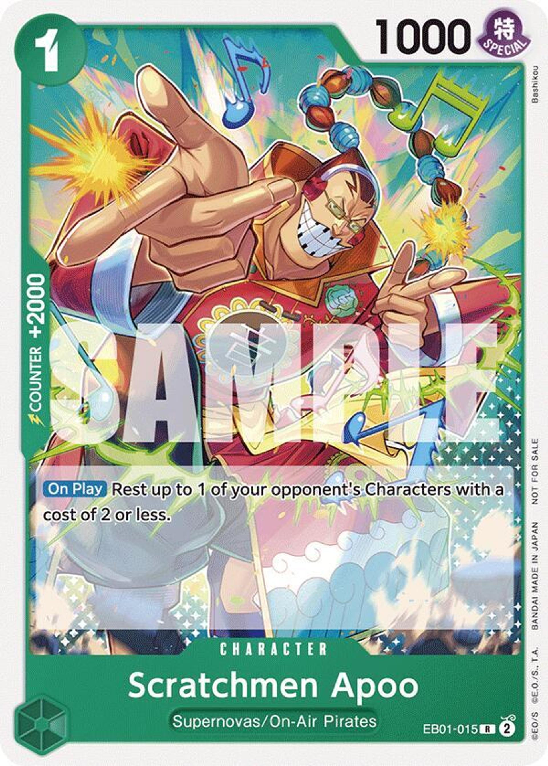 Scratchmen Apoo (EB01-015) — Premium Booster -The Best- Vol. 2 — One Piece Card Game