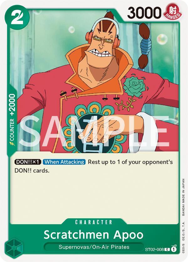 Scratchmen Apoo — Revision Pack Cards — One Piece Card Game