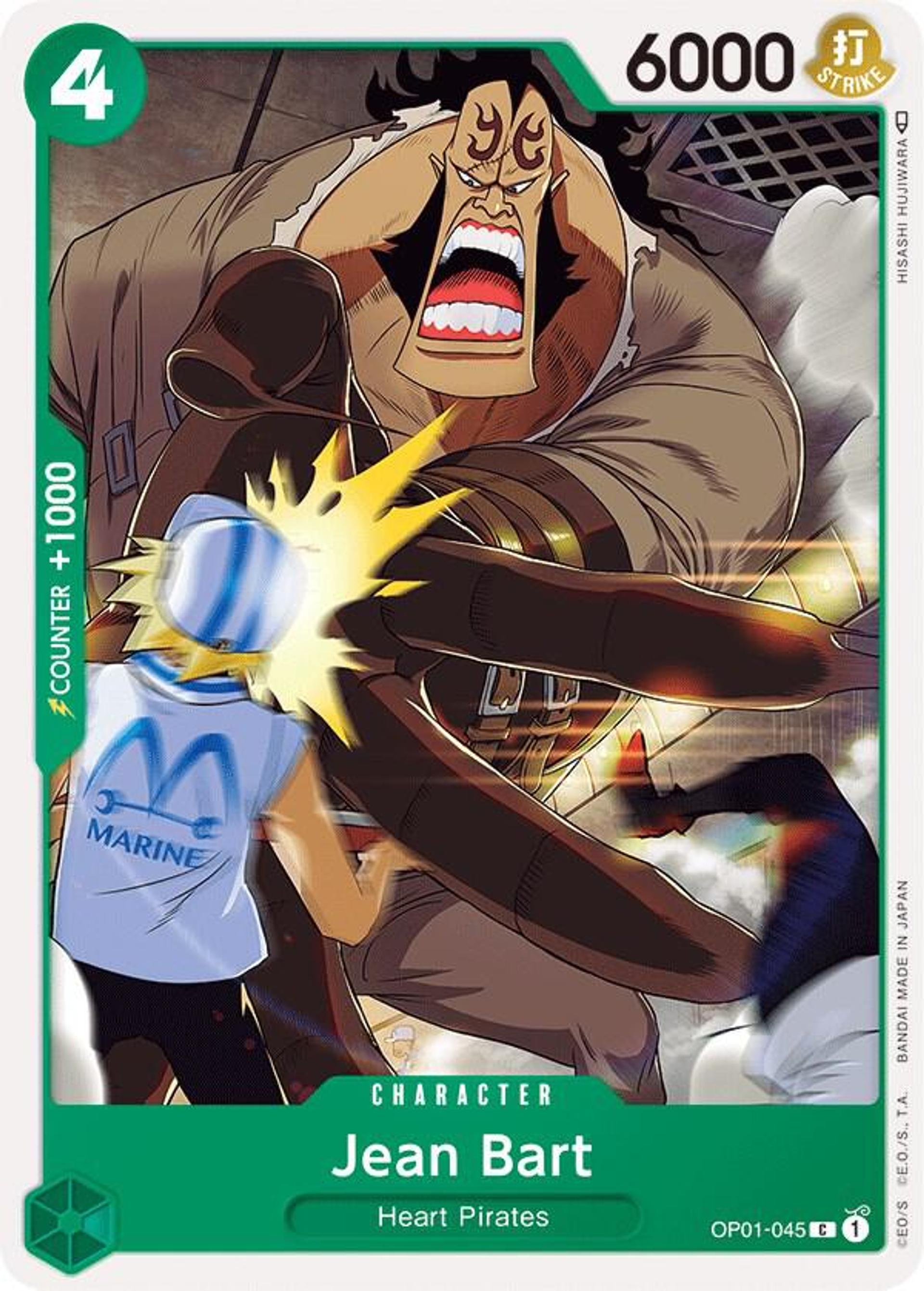 Jean Bart — Romance Dawn — One Piece Card Game