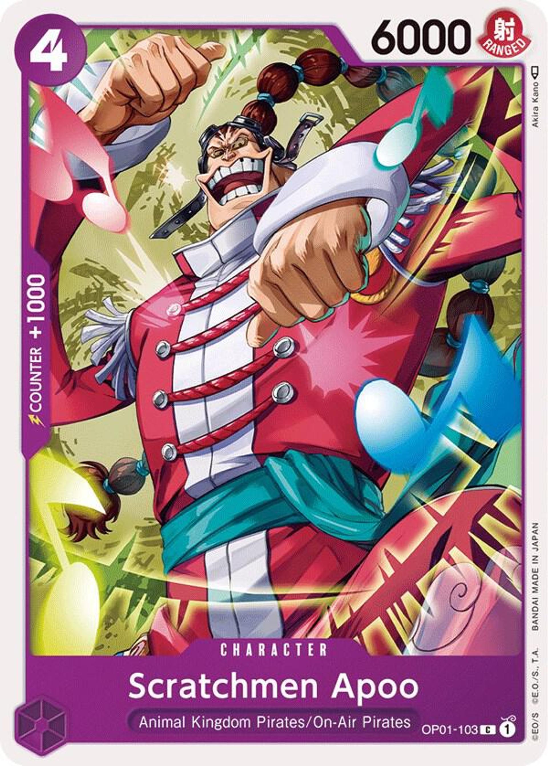 Scratchmen Apoo — Romance Dawn — One Piece Card Game