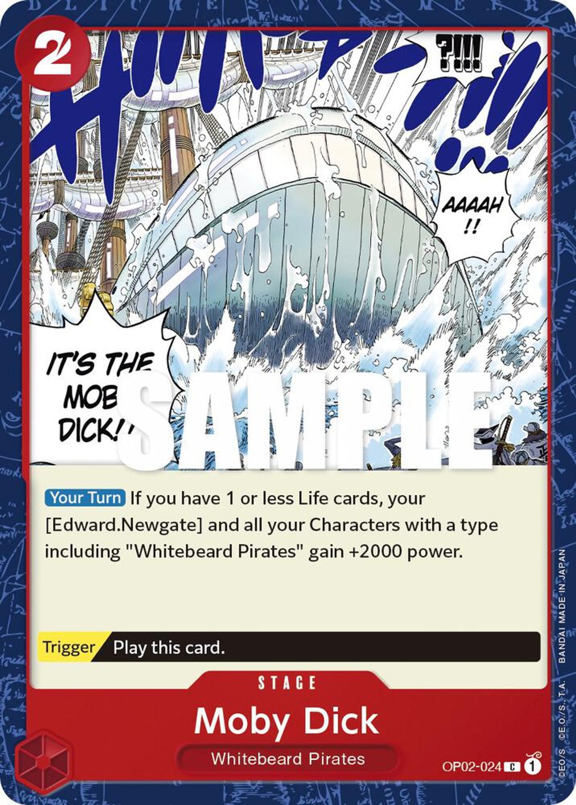 Moby Dick — Paramount War — One Piece Card Game