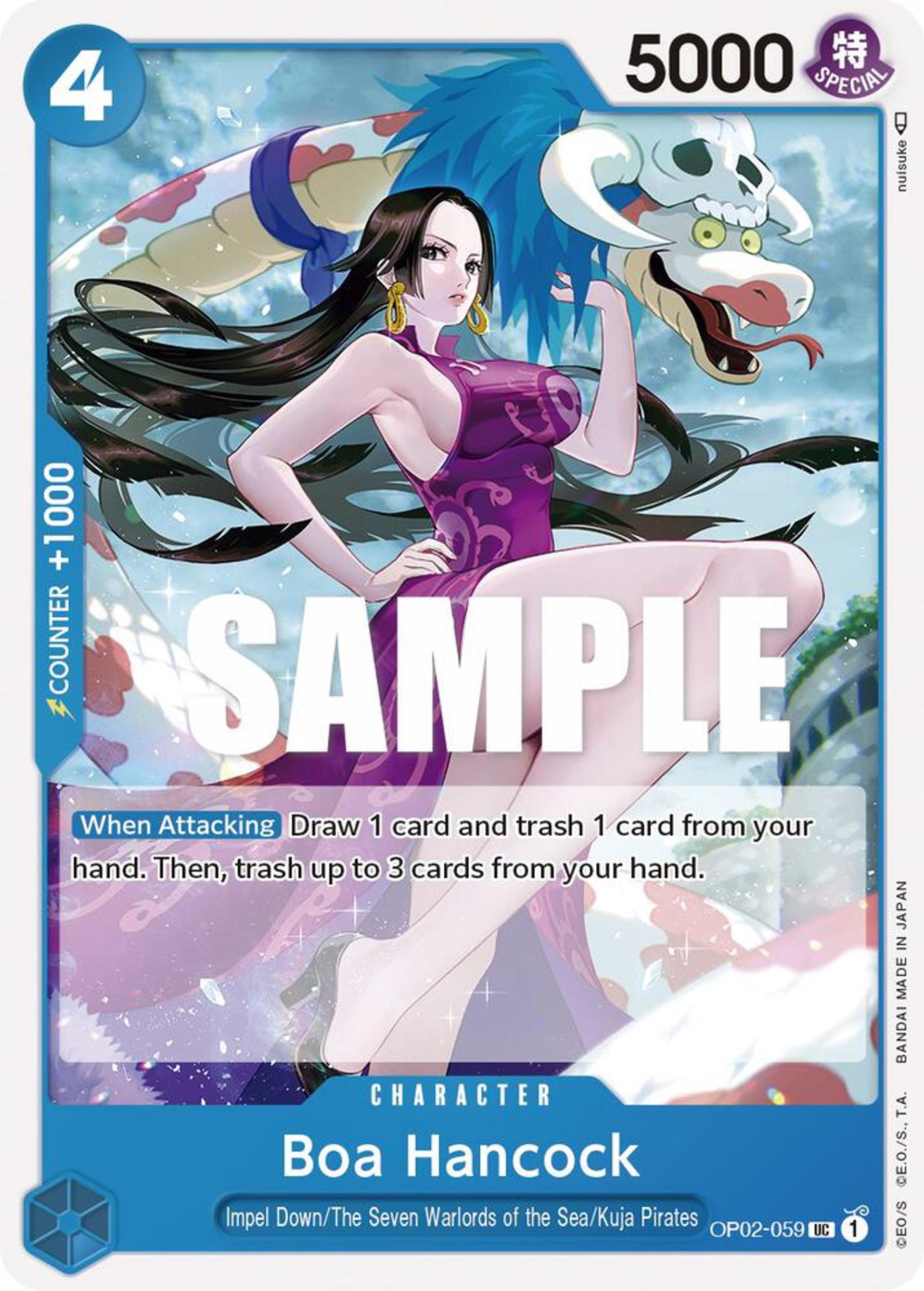 Boa Hancock — Paramount War — One Piece Card Game