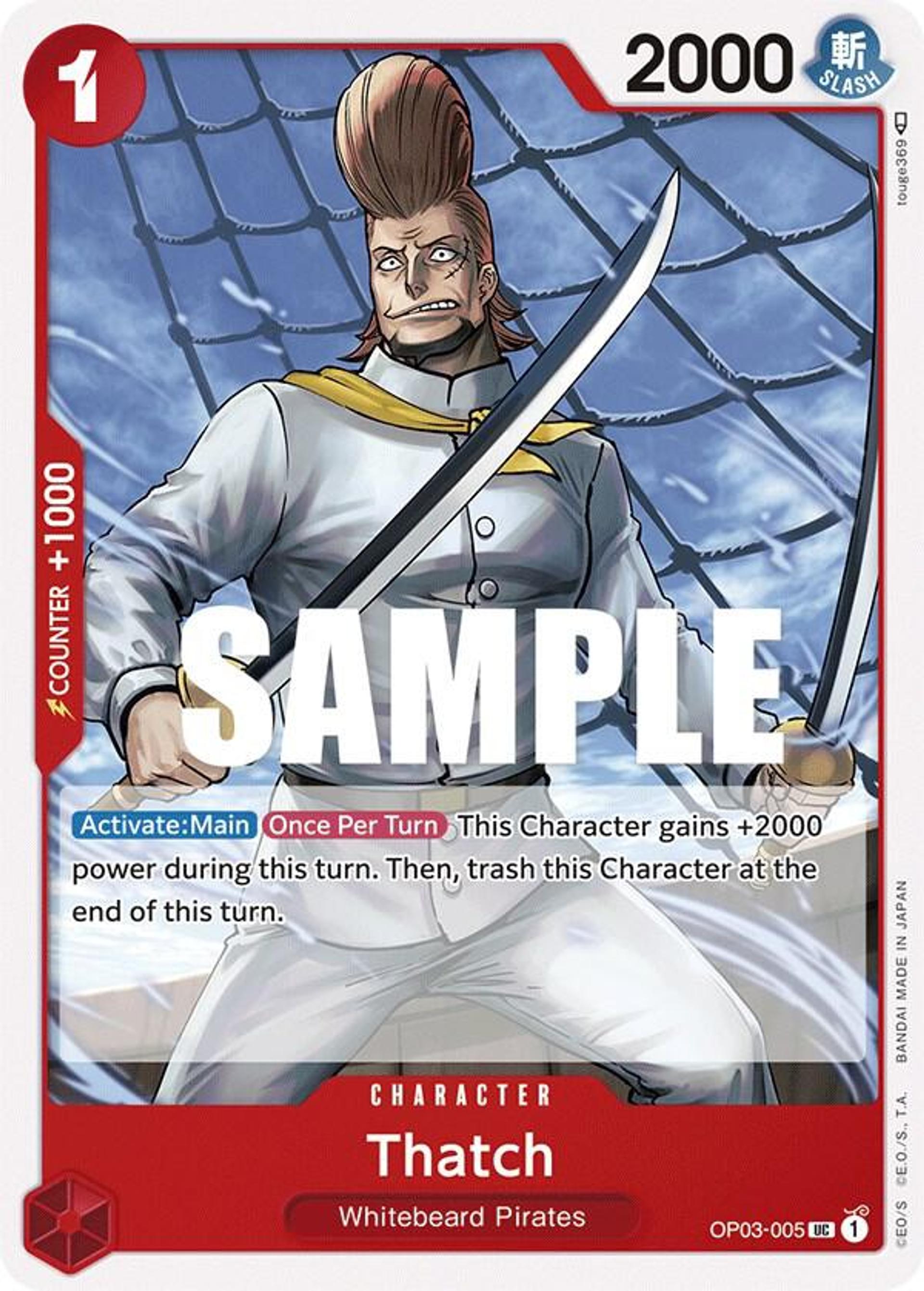 Thatch — Pillars of Strength — One Piece Card Game