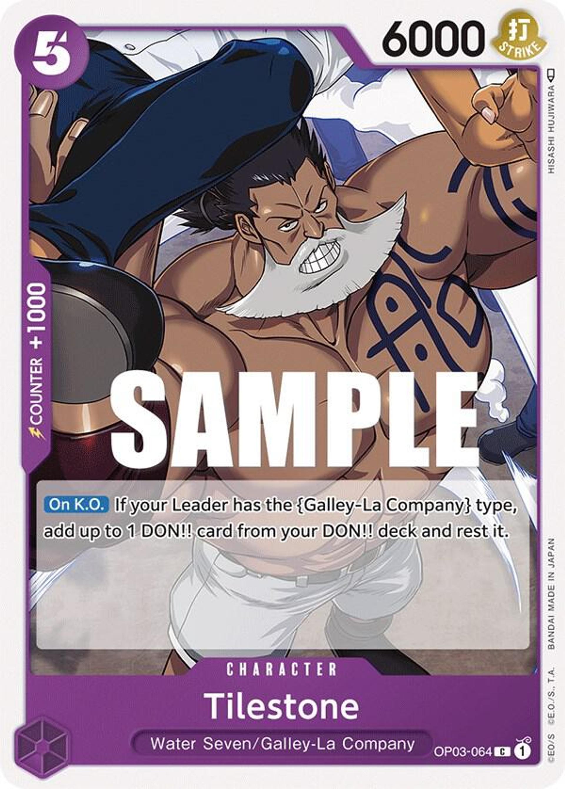 Tilestone — Pillars of Strength — One Piece Card Game