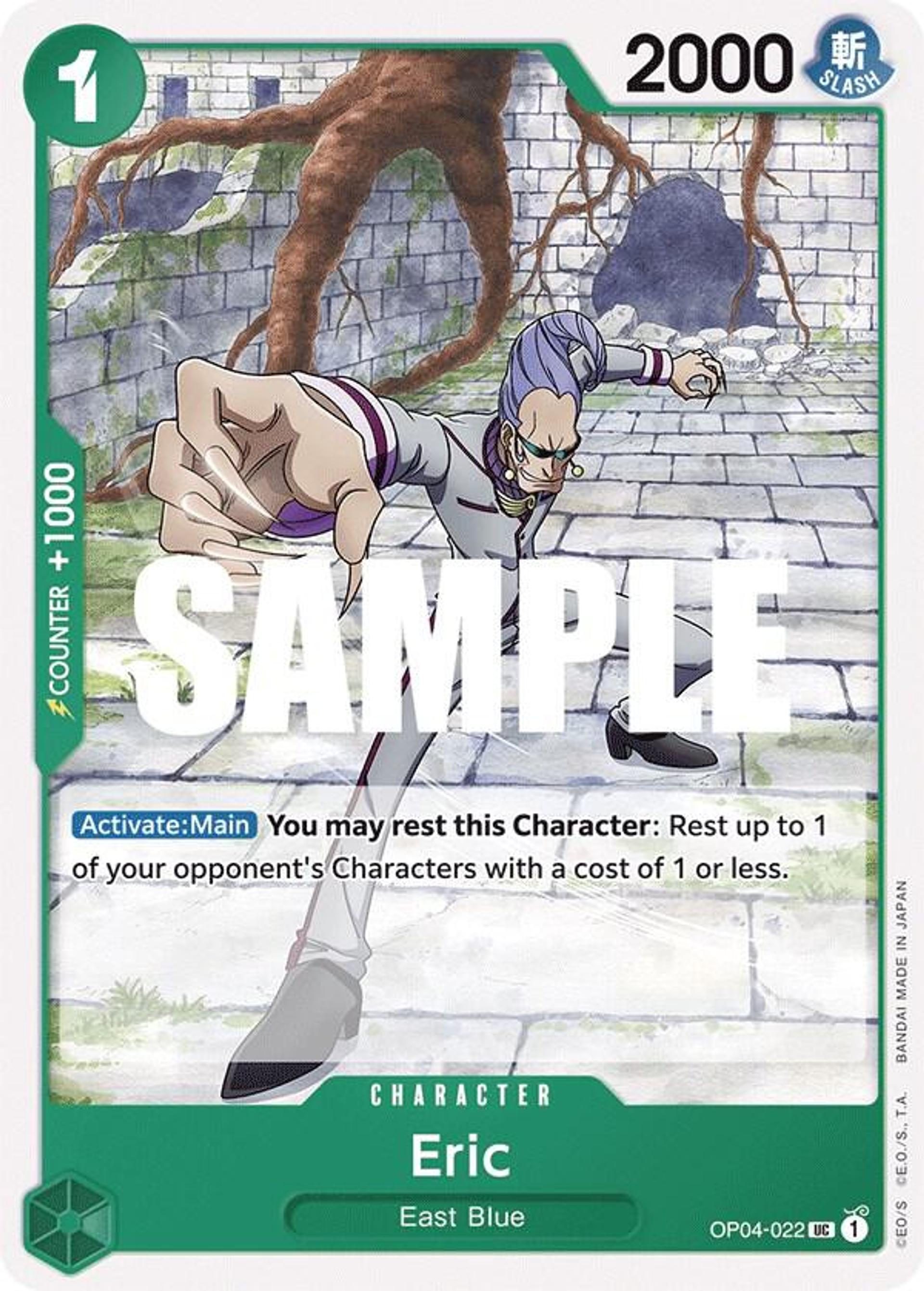 Eric — Kingdoms of Intrigue — One Piece Card Game