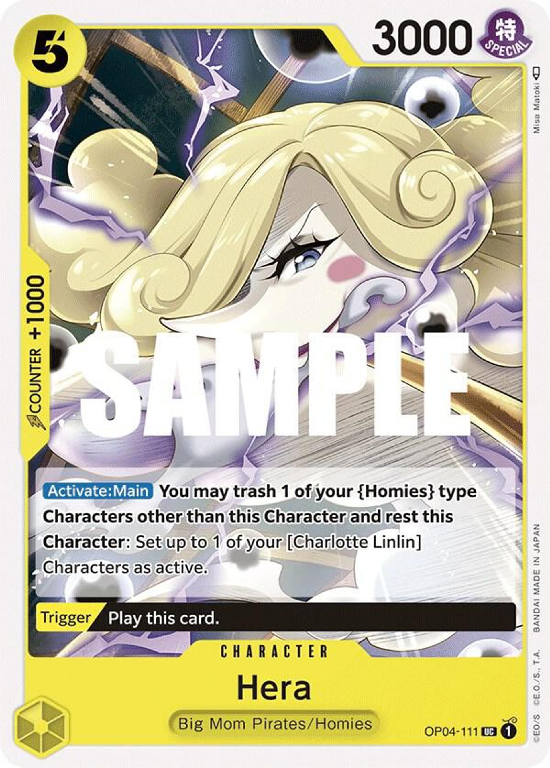 Hera — Kingdoms of Intrigue — One Piece Card Game