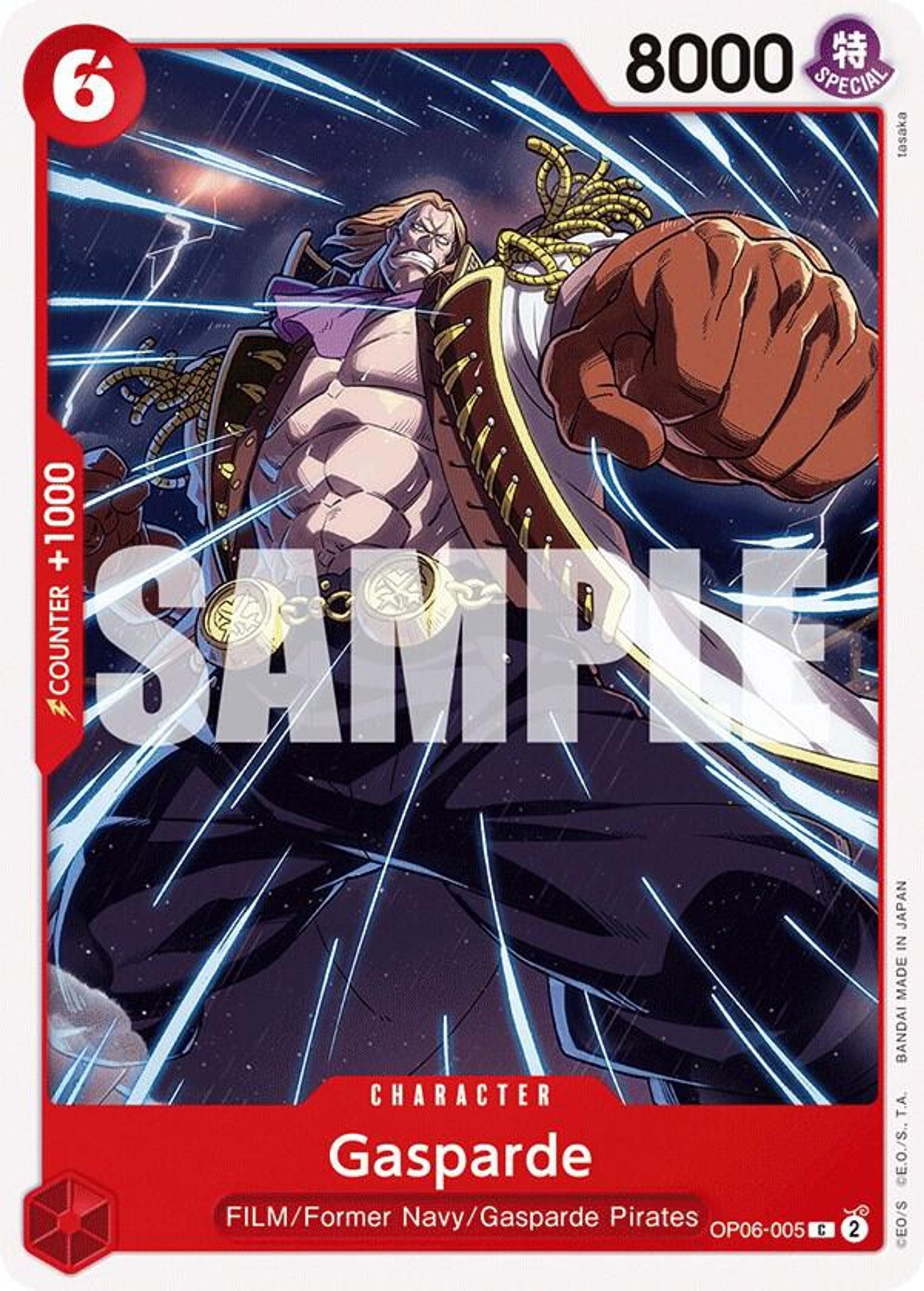 Gasparde — Wings of the Captain — One Piece Card Game